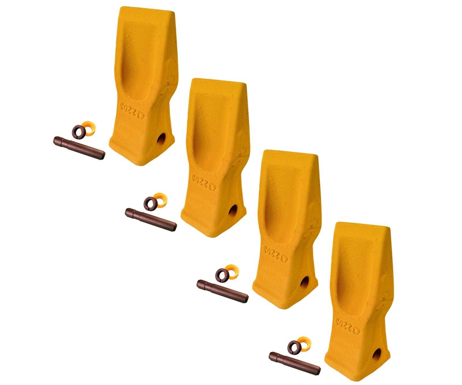 4T-2203 Heavy Duty Abrasion-Resistant Bucket Teeth for Cat Style Excavator, Backhoe & Skid Steer Loader - Perfect for Construction, Mining & Landscaping Projects