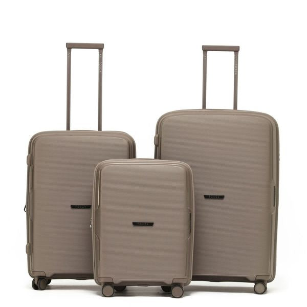 Tosca BEL AIR TCA510 3-Piece Luggage Set (29in 25in 20in) Champagne - Perfect for Travel, Business Trips & Vacations