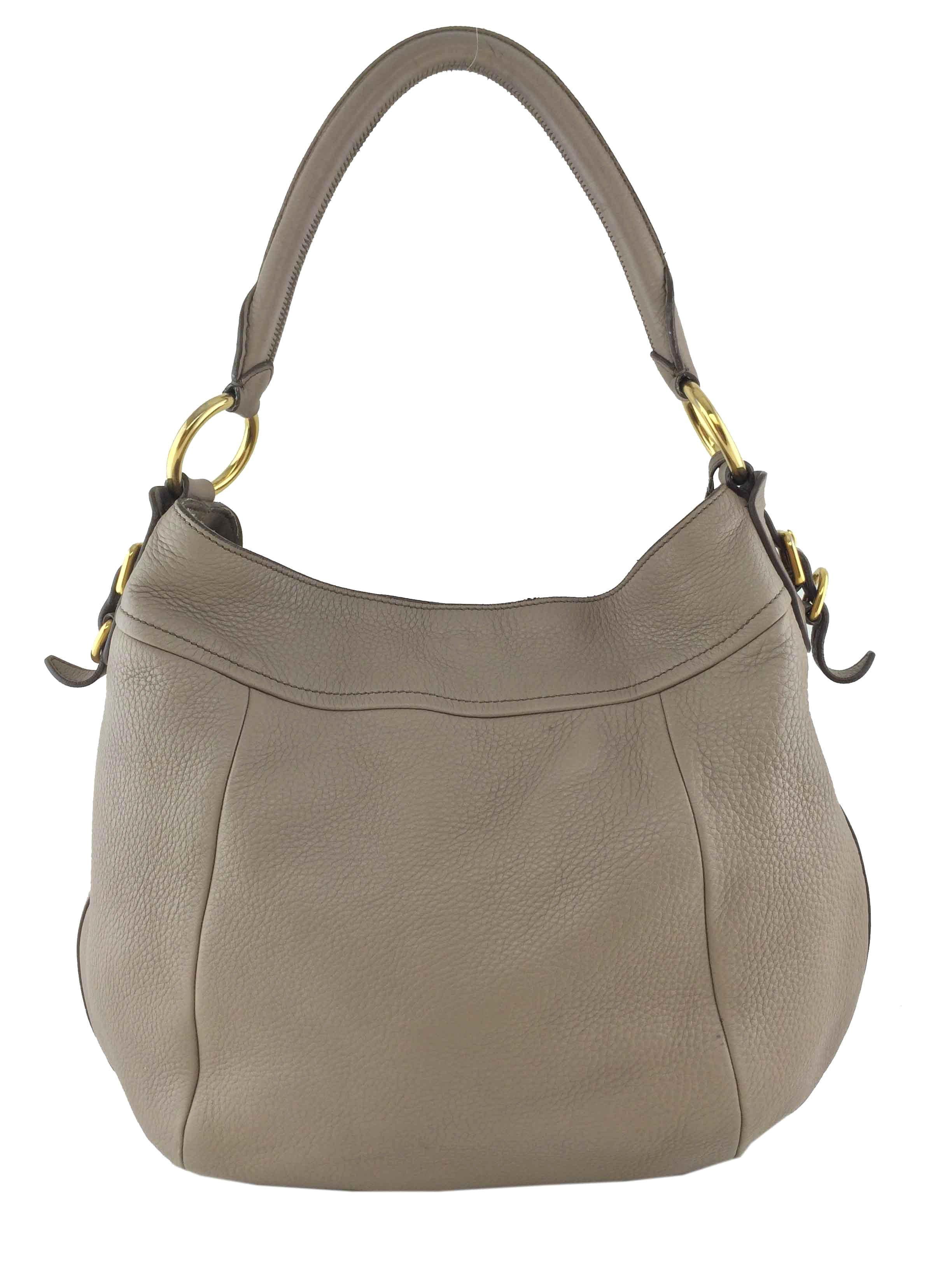 Prada Vitello Diano Leather Hobo Bag for Women | Luxury Designer Handbag | Perfect for Work, Travel & Everyday Use