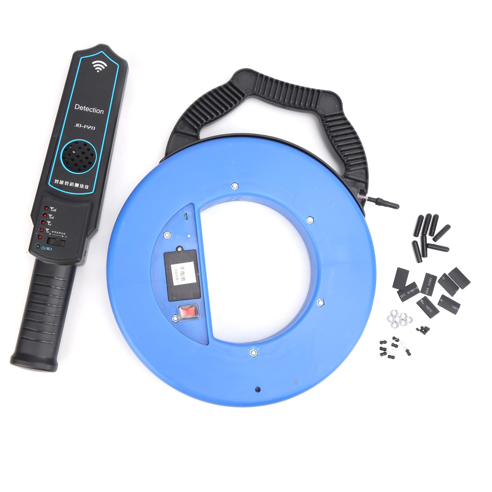 Portable Pipe Blockage Detector - 40m Metal & PVC Water Pipe Clog Tester Tool | Home Plumbing, Drain Cleaning & Maintenance Solution