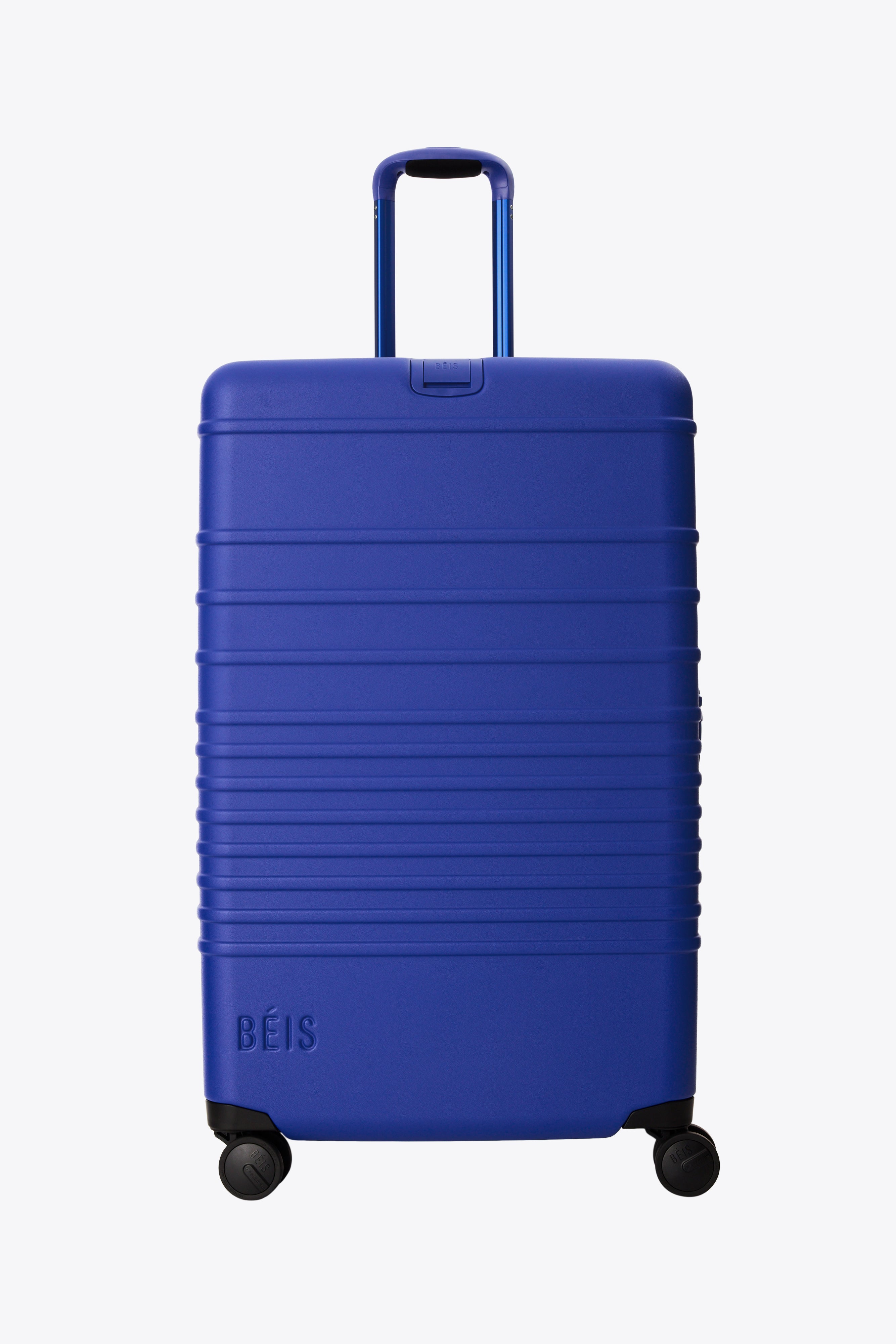 Large Check-In Roller Luggage in Cobalt Blue - Spacious 28