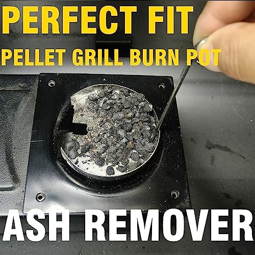 Heavy Duty Black Enamel Fire Pot & Hot Rod Ignitor Kit Replacement Parts for Traeger, Pit Boss & Camp Chef Pellet Grills | Durable BBQ Grill Accessories for Smoking, Grilling & Outdoor Cooking