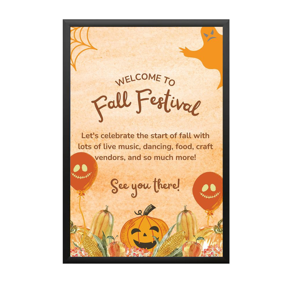 24x96 Large Snap Open Front Loading Poster Frame - 1 1/4