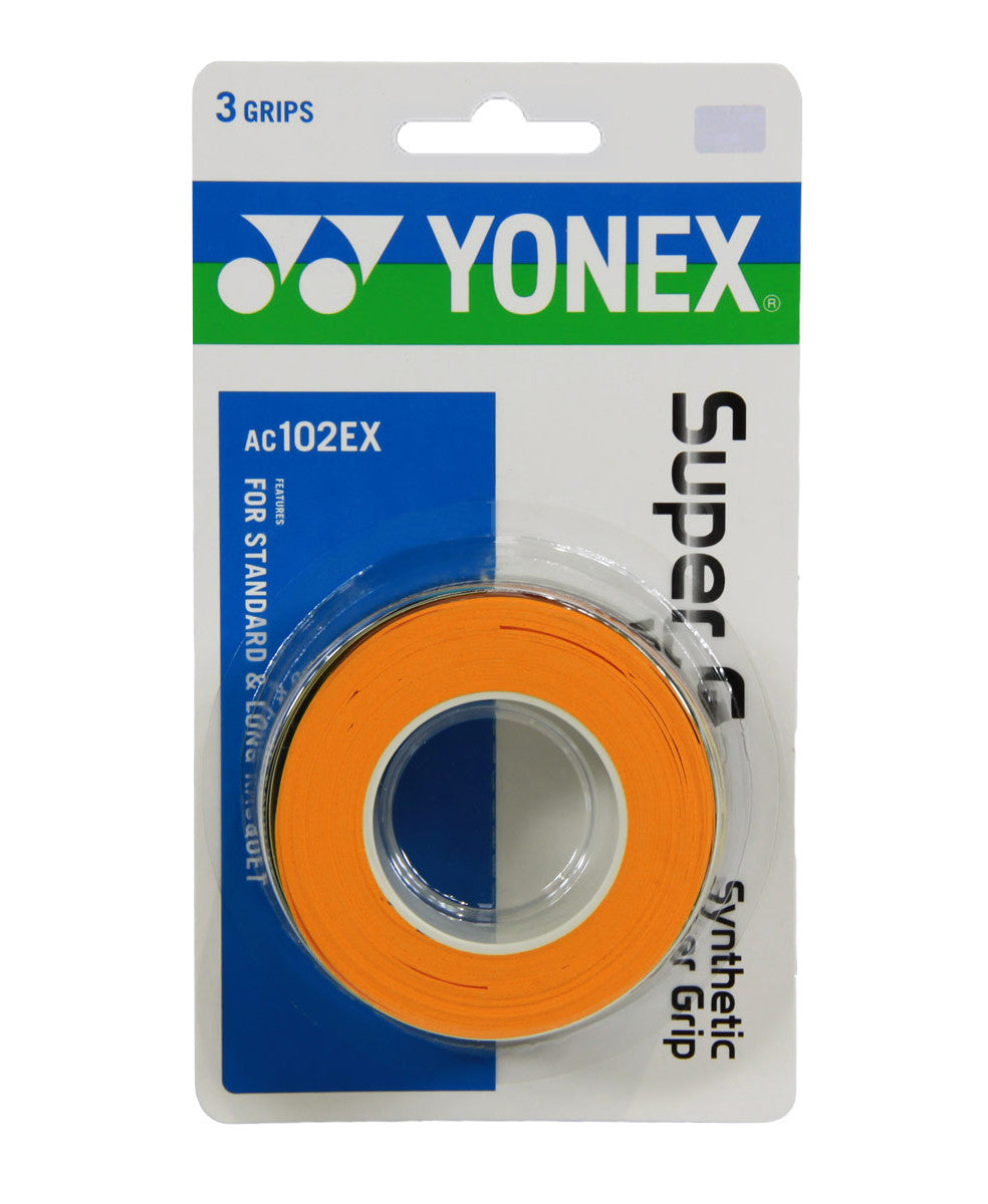 Yonex AC102EX Wet Super Grip Tennis Overgrip - Non-Slip, Absorbent, Cushioned for Enhanced Performance | Ideal for Tennis, Badminton, Squash & Racquet Sports