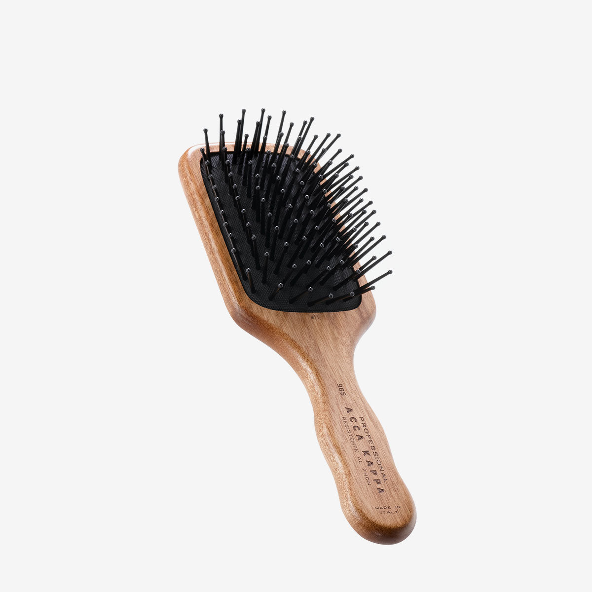 Classic Paddle Hair Brush with Pom Pins - Detangling & Smoothing Hair Styling Tool for Women & Men - Perfect for Home, Salon & Travel Use