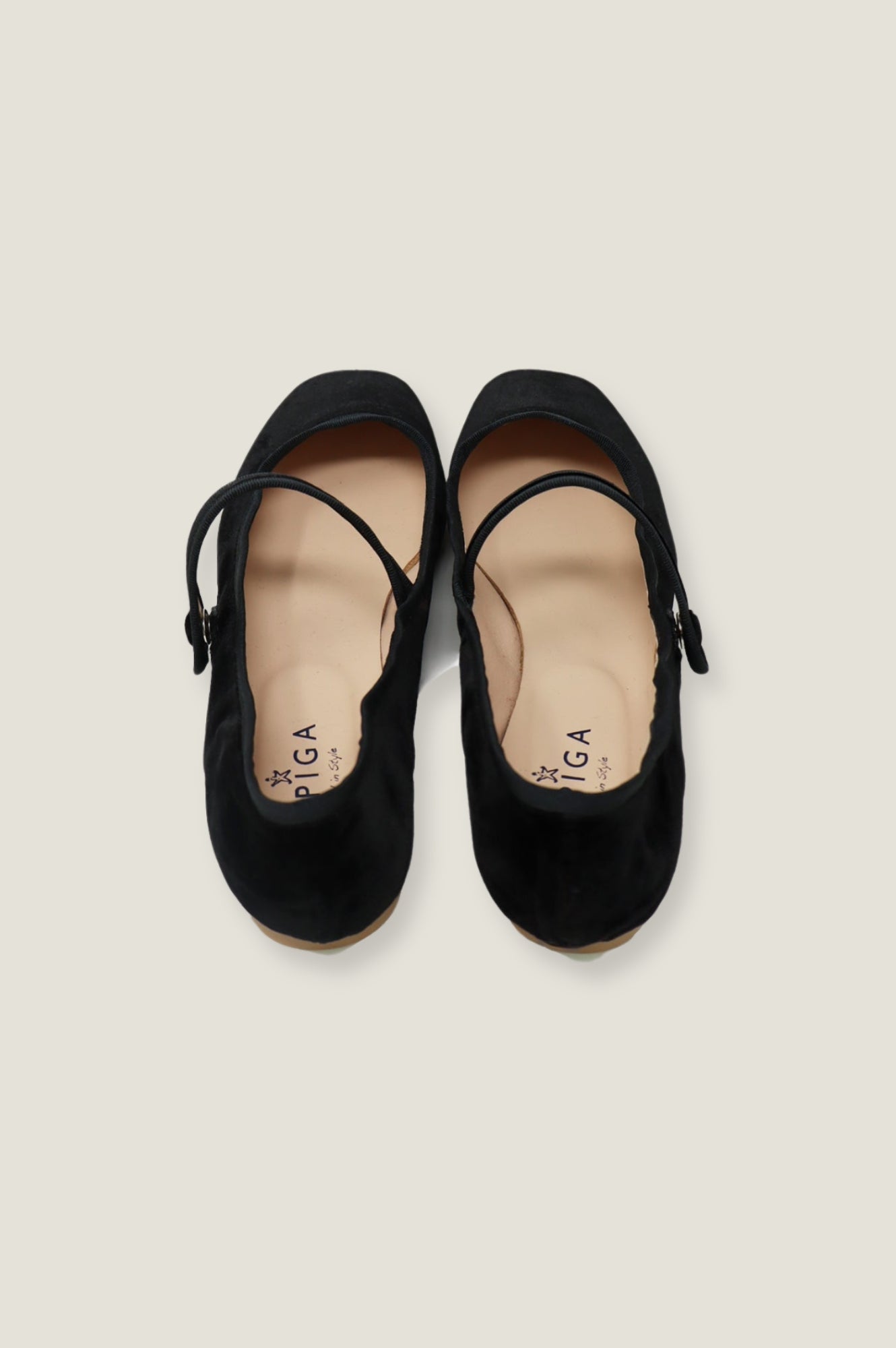 Black Velvet Mary Jane Shoes for Women - Elegant & Comfortable Flats for Work, Parties & Weddings
