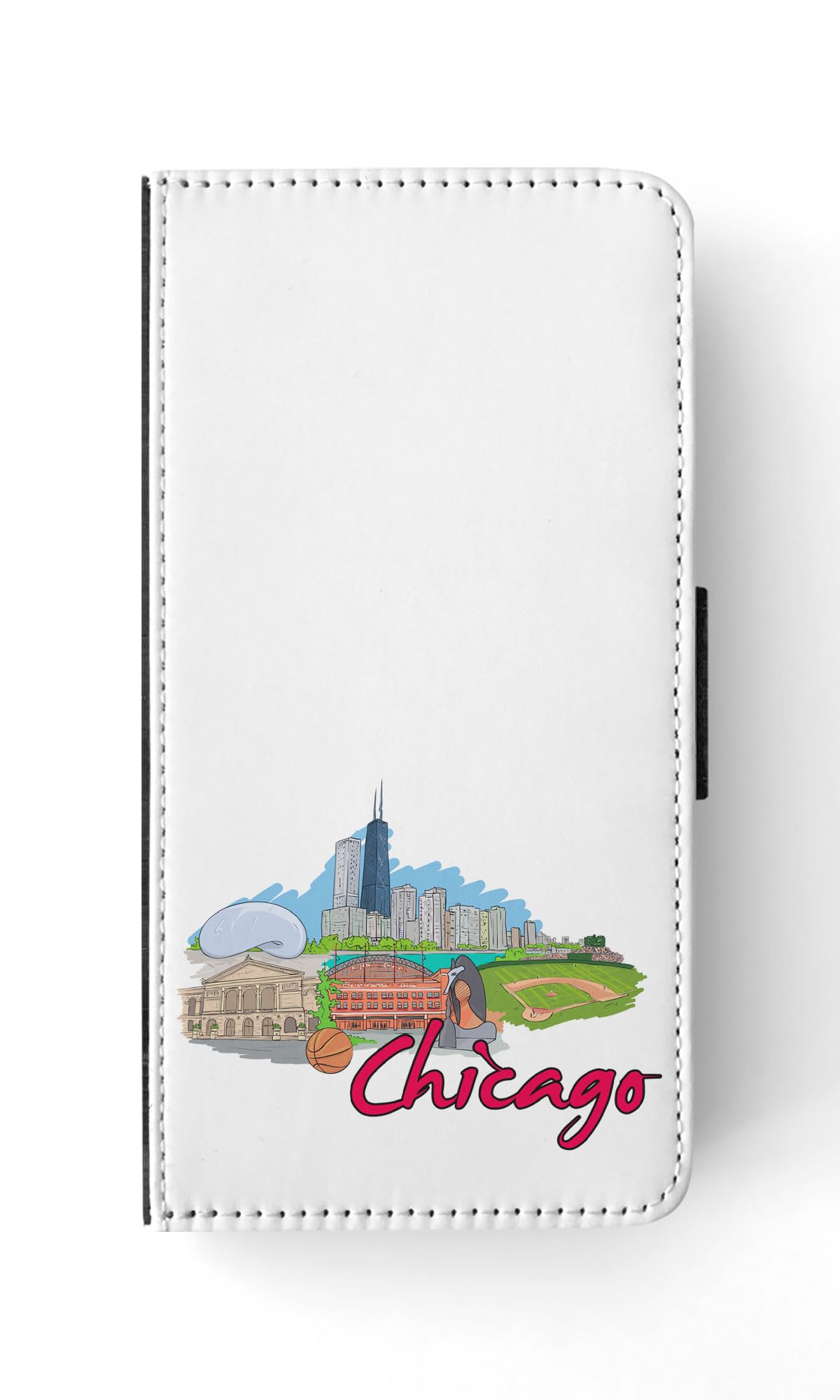 Samsung Galaxy S23 Flip Wallet Case - Foxercases Chicago for Travel & Daily Use