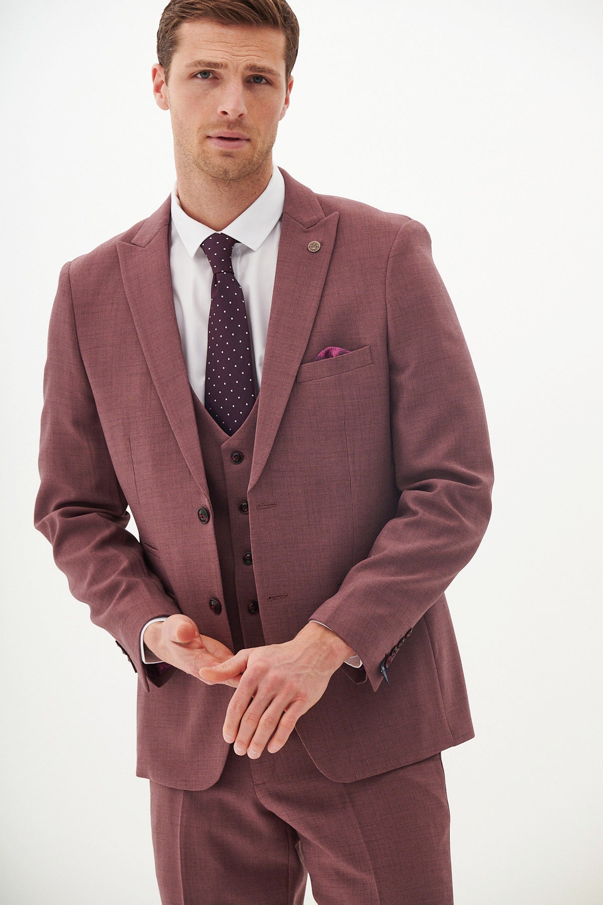 Stylish MONTY Mauve Tailored Blazer for Women - Perfect for Office Wear, Business Meetings & Formal Events