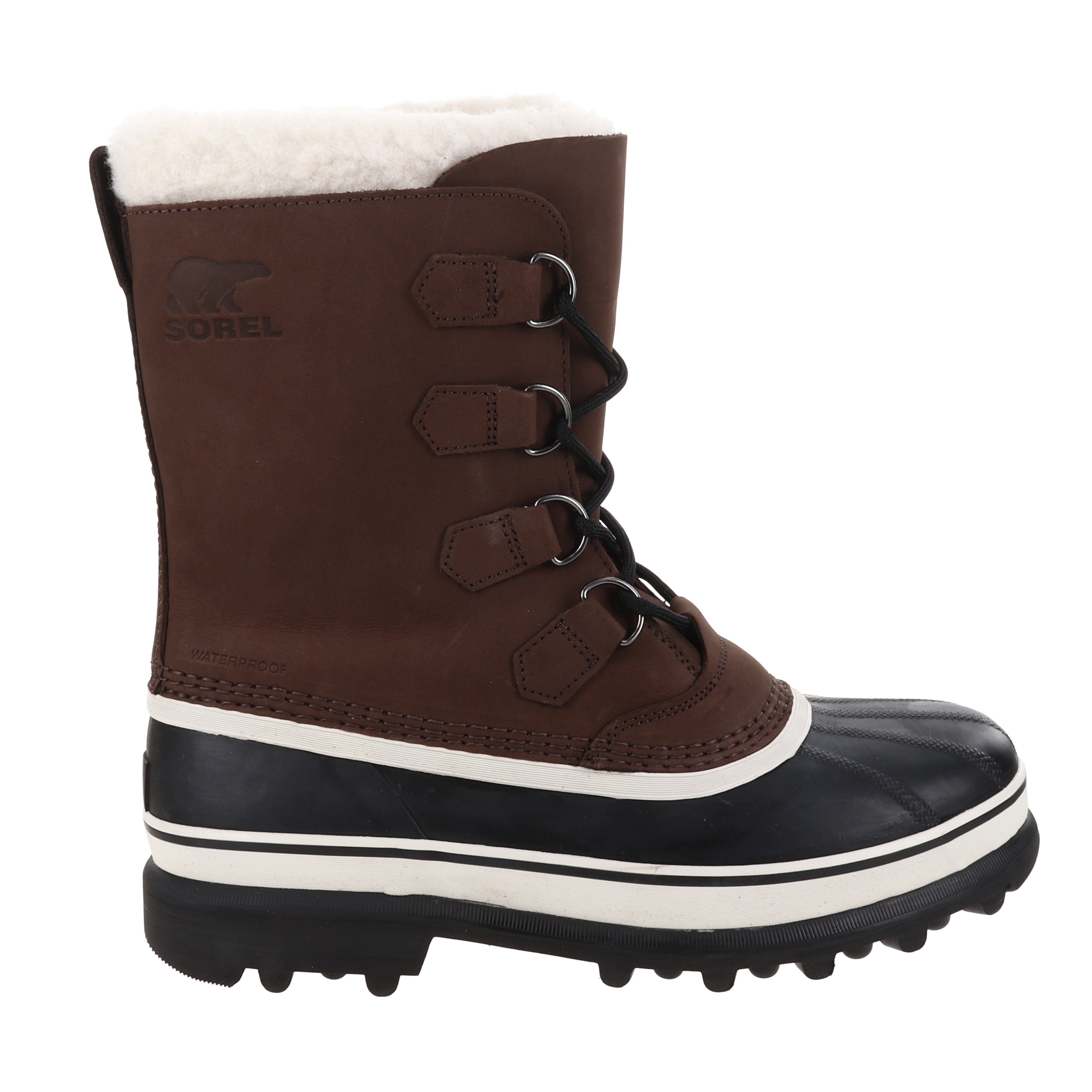 Sorel Caribou Dark Brown Men's Winter Boots - Waterproof, Insulated Snow Boots for Hiking, Camping & Cold Weather Outdoor Activities