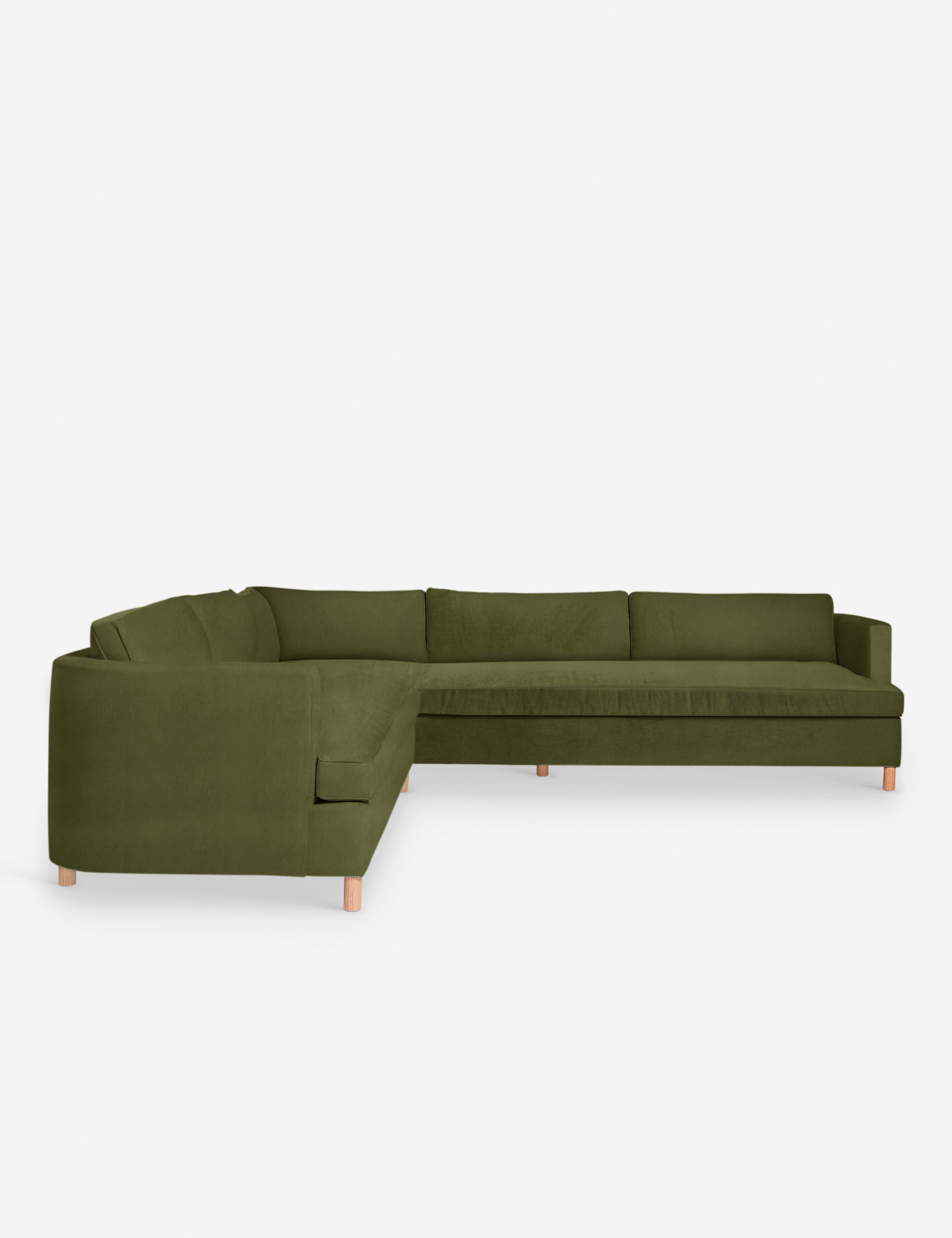 Belmont Corner Sectional Sofa by Ginny Macdonald - Modern L-Shaped Living Room Furniture for Small Spaces | Perfect for Apartments, Condos & Cozy Family Gatherings