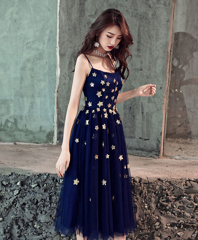 Elegant Blue Tulle Short Prom Dress for Homecoming - Perfect for Parties, Dances & Special Occasions