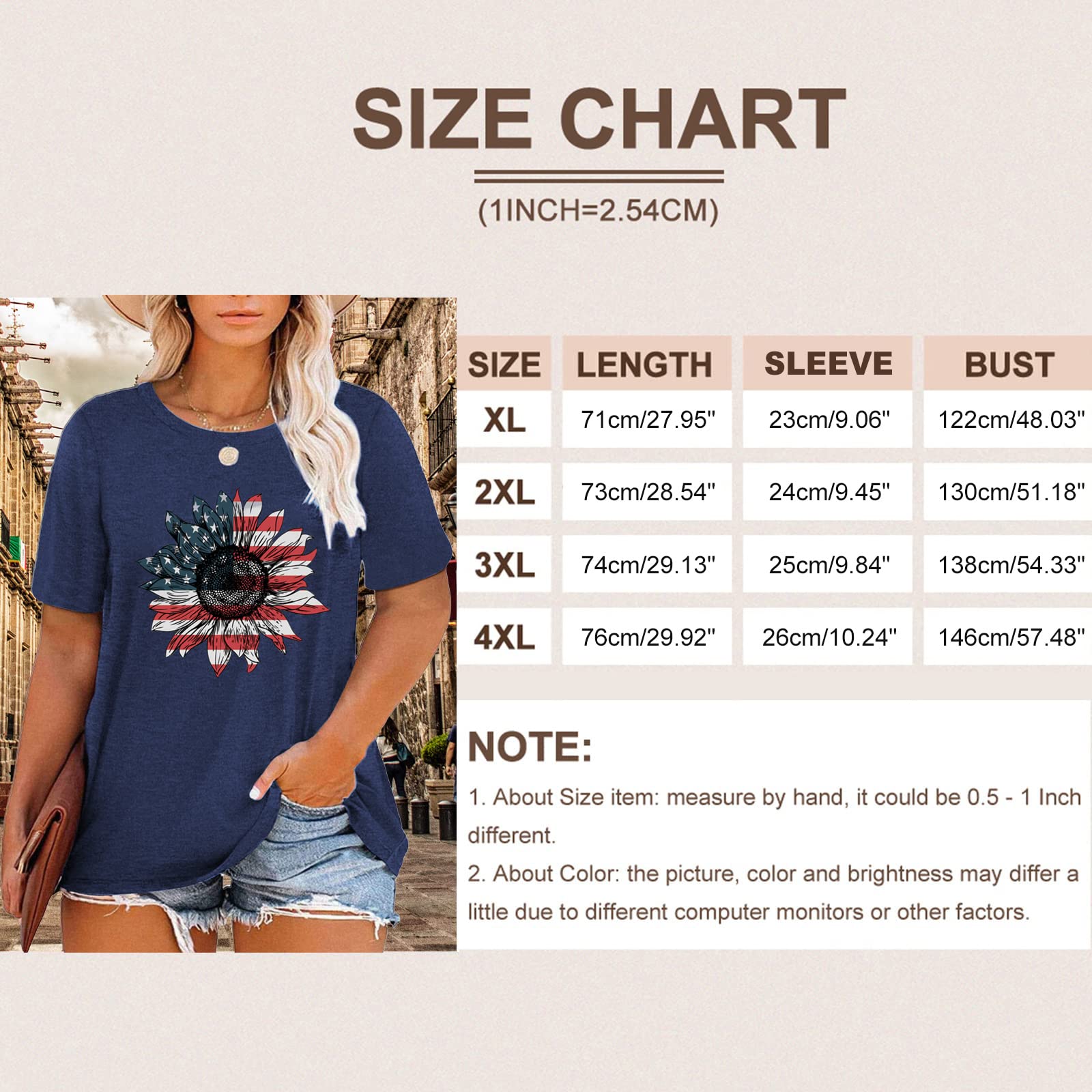 HDLTE Women's Plus Size Casual Short Sleeve Graphic Tee Shirt - Oversized Comfort Fit T-Shirt for Women | Perfect for Everyday Wear, Lounge & Street Style