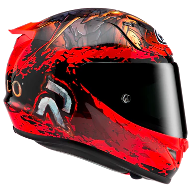 RPHA 12 Diablo Blizzard Motorcycle Helmet - DOT & ECE Certified Full Face Helmet for Street & Racing - Lightweight & Aerodynamic Design for Comfort & Performance - Perfect for Commuting, Track Days & Long Rides