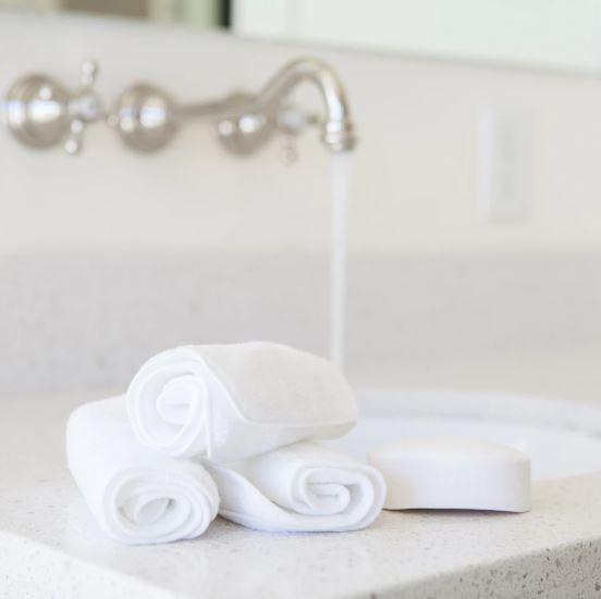 Puj Fresh Baby Washcloths - Soft Organic Cotton for Newborn Bath Time, Gentle on Sensitive Skin - Perfect for Infant Care, Diaper Changes & Toddler Bathing