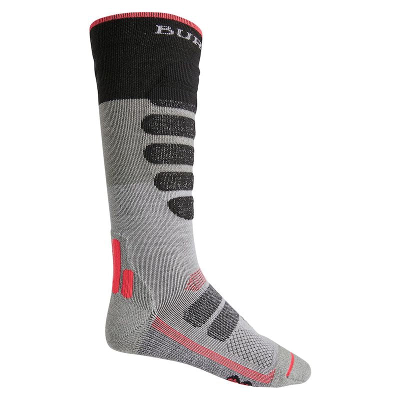 Burton Men's Performance Plus Lightweight Compression Socks - Breathable & Supportive for Running, Hiking & Travel - Ideal for Athletes & Active Lifestyles
