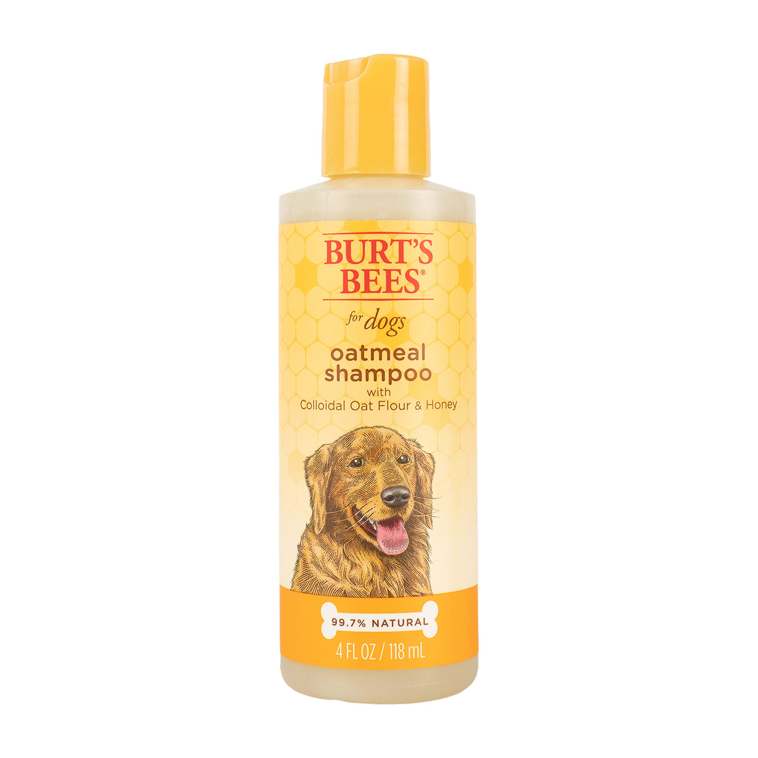 Burt's Bees Natural Oatmeal Dog Shampoo with Colloidal Oat Flour & Honey - Gentle Moisturizing Pet Shampoo for Dry & Itchy Skin - Perfect for Bathing, Grooming & Allergy Relief for Dogs & Puppies