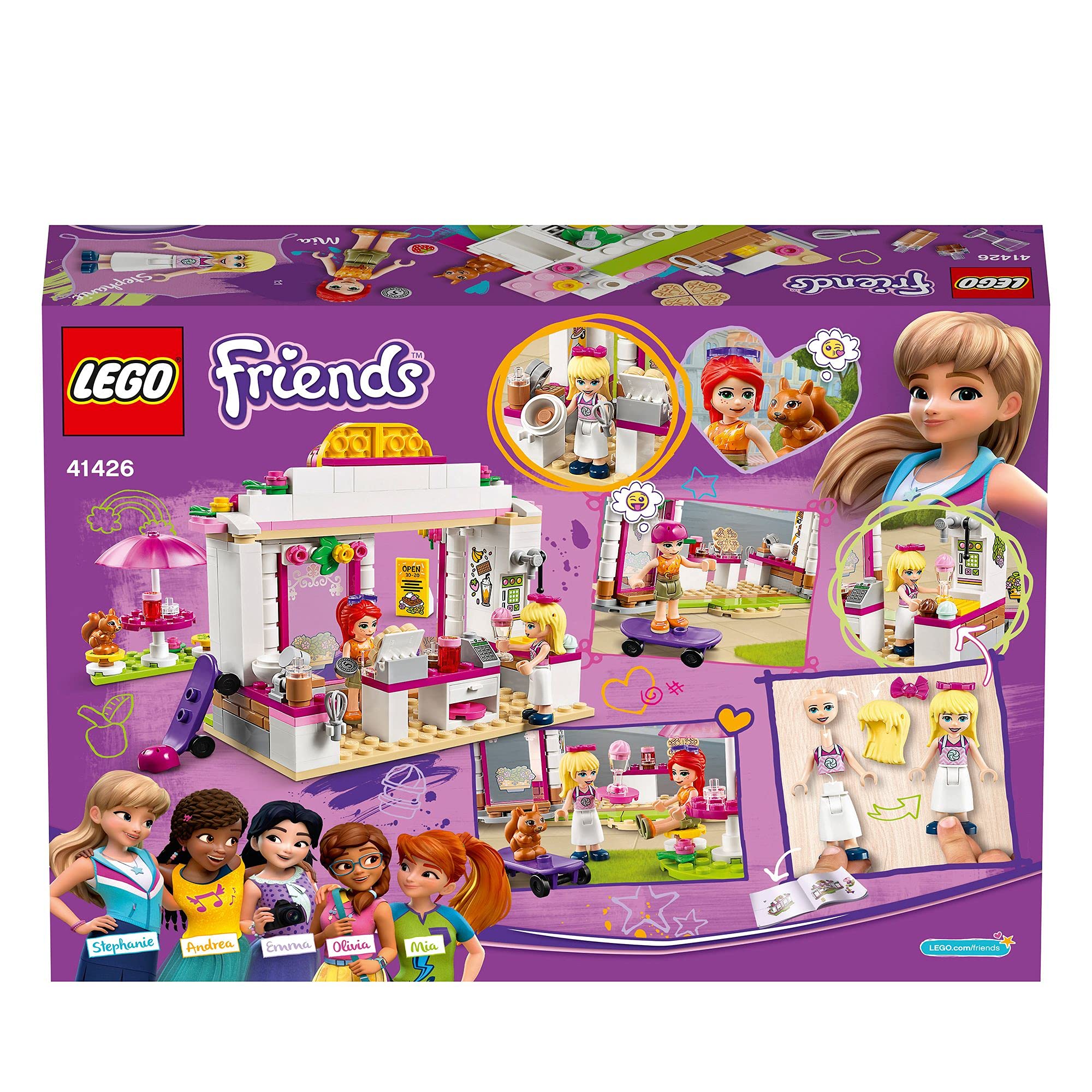 LEGO 41426 Friends Heartlake City Park Café Building Toy Set - Creative Play for Kids, Perfect for Birthday Gifts & Pretend Play Scenes