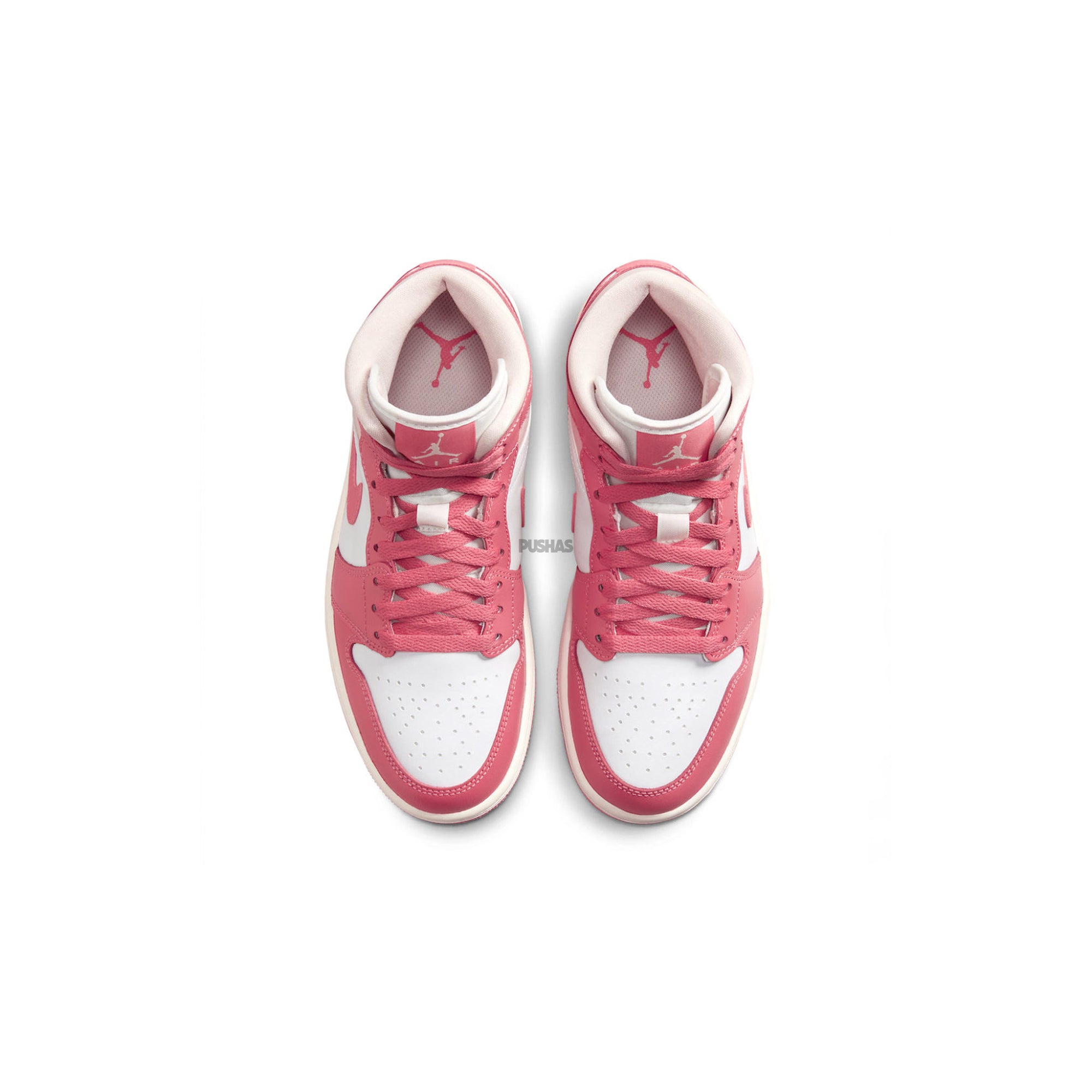 Air Jordan 1 Mid 'Strawberries and Cream' Women's Sneakers (2023) - Stylish Basketball Shoes for Casual Wear & Street Fashion