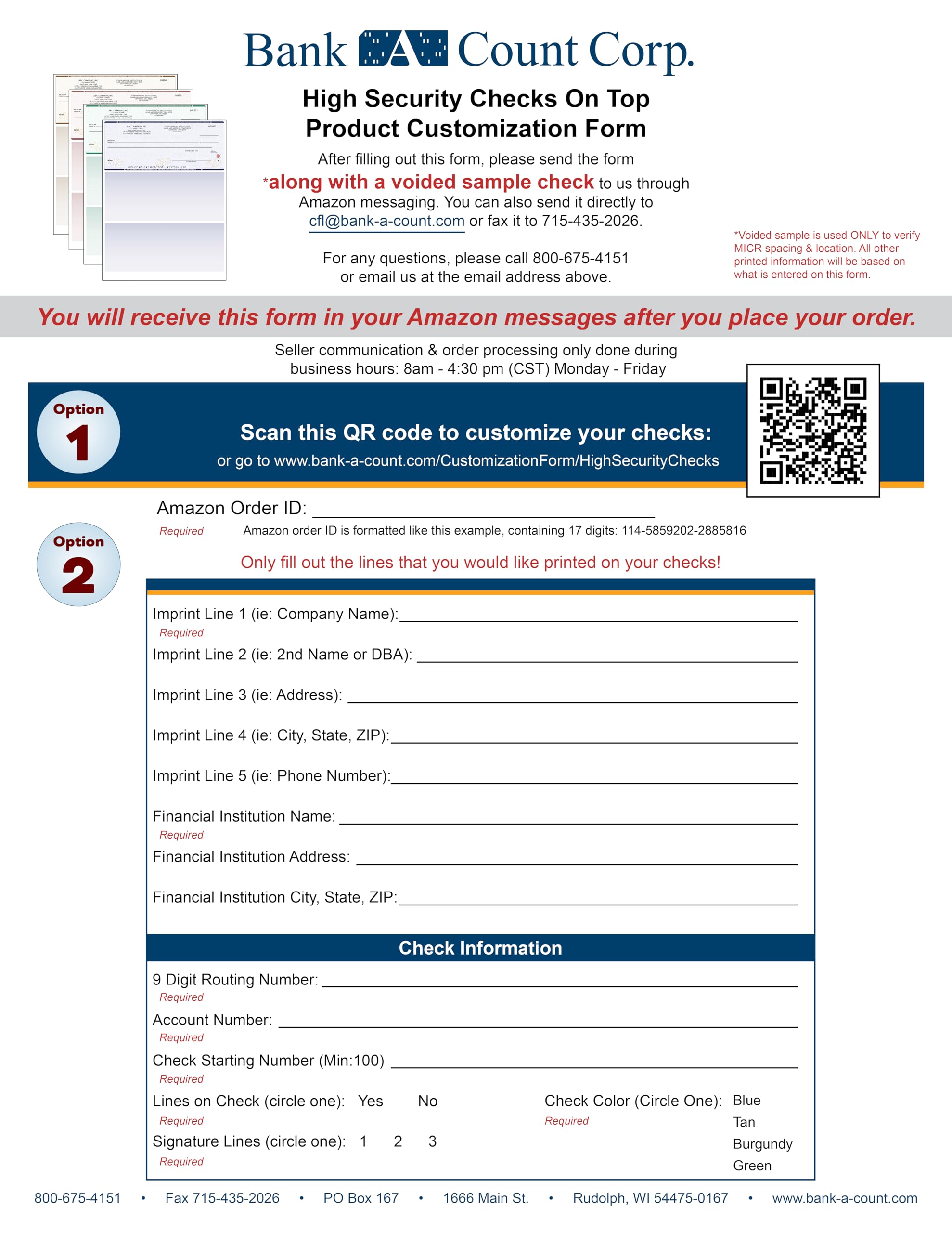 High Security Green Computer Checks Compatible with QuickBooks (QB) - 250 Custom Accounting Checks for Small Business & Office Use