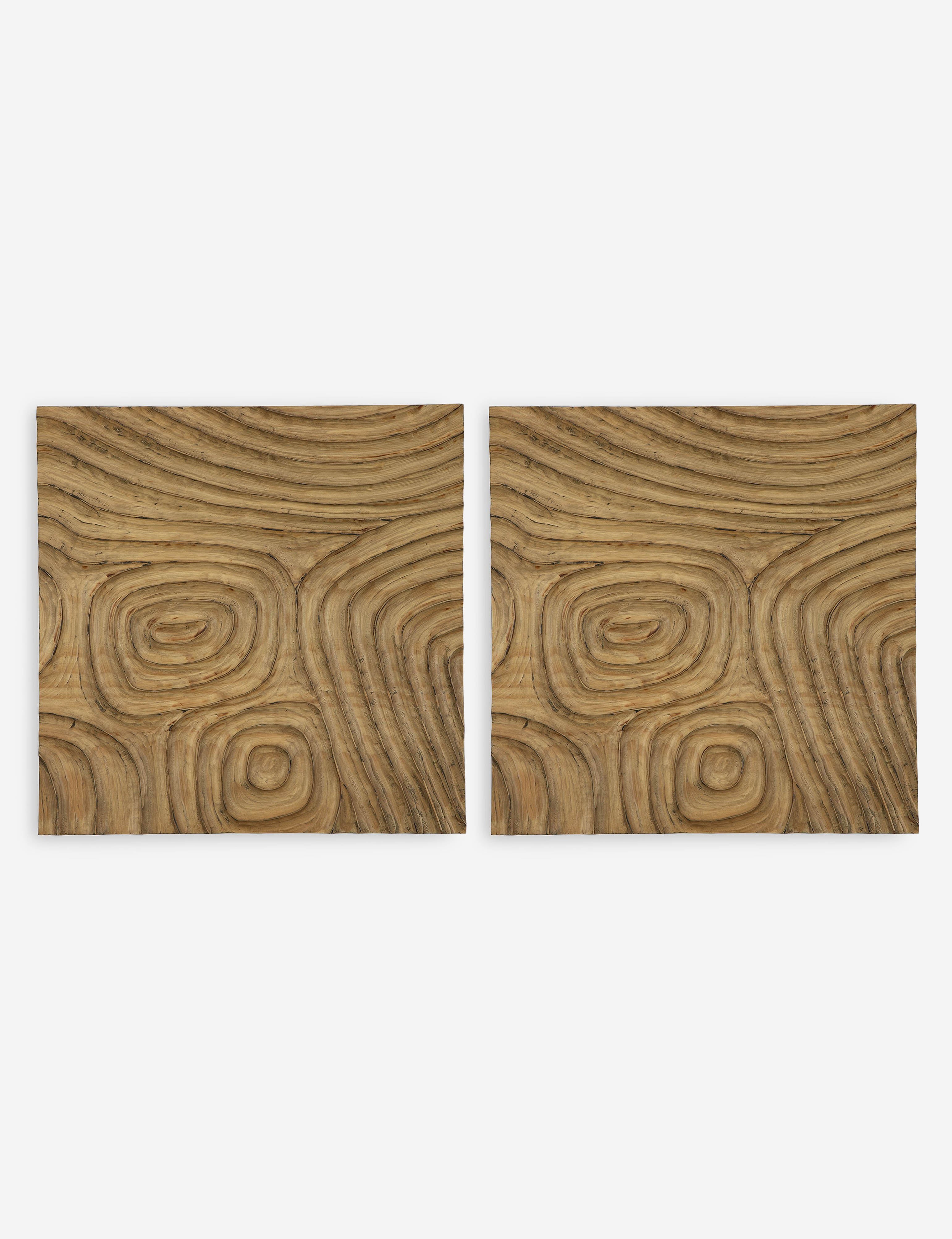 Grace Feyock Modern Abstract Wall Art Set of 2 - Geometric Canvas Prints for Living Room, Bedroom & Office Decor - Ready to Hang Home Decoration