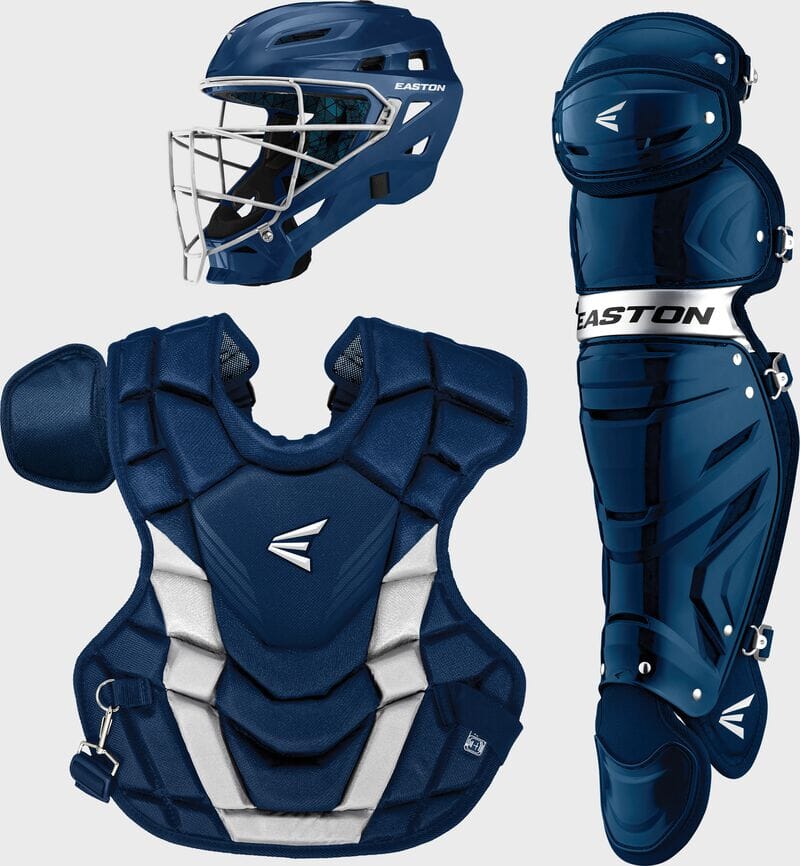 Easton Gametime Youth Box Catcher's Set - Baseball & Softball Gear for Kids | Perfect for Training, Games & Practice (Model: A165429)