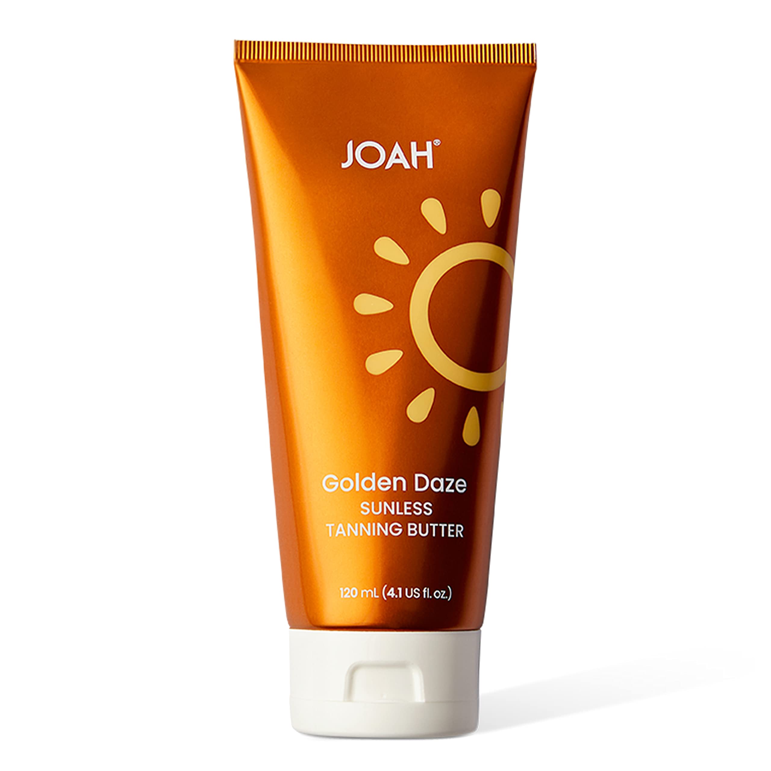 JOAH Beauty Golden Daze Sunless Tanning Body Butter - Natural Looking Self Tanner Lotion for Face & Body with Jojoba Oil, Gradual Bronzing Moisturizer for Streak-Free Glow, 4.1 Oz - Perfect for Summer Tanning, Beach Vacations & Healthy Skin Hydration