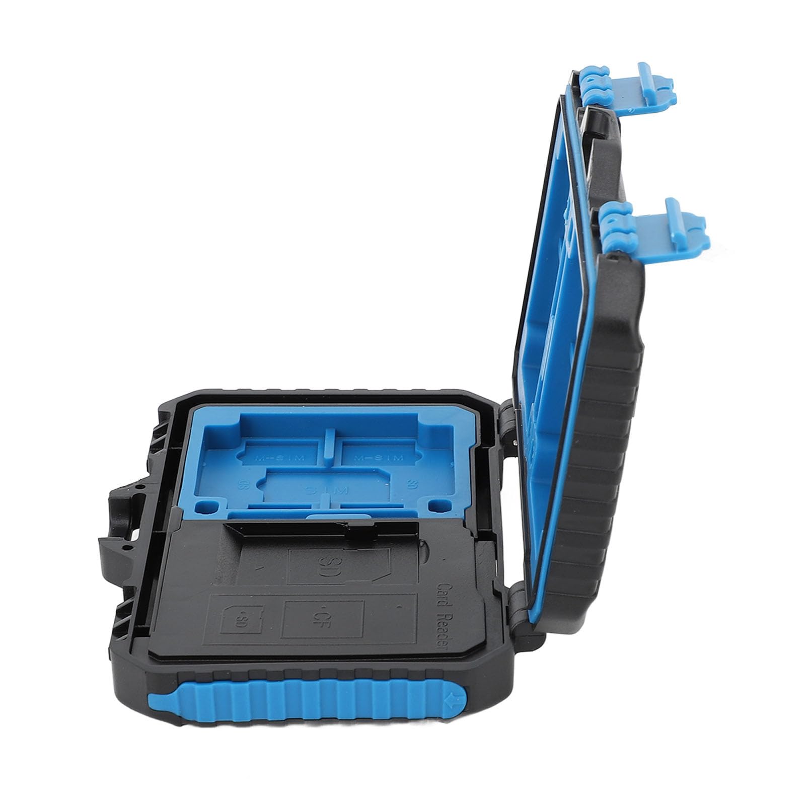 Durable Waterproof Shockproof Memory Card Storage Case - Portable Organizer for SIM, CF, SD Cards with USB 3.0 Port - Perfect for Travel, Photography & Data Backup