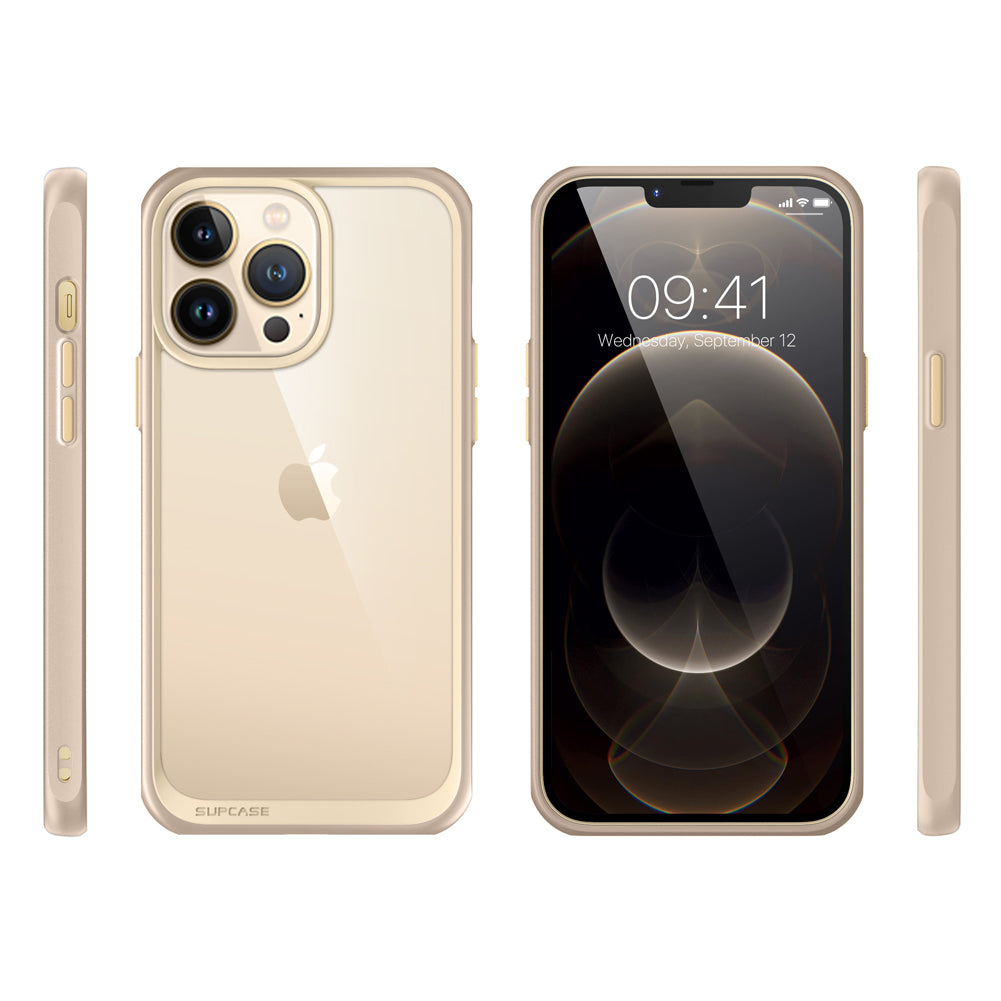 iPhone 13 Pro Max Case 6.7 Inch - Slim Clear Protective Cover with Shockproof Design | Unicorn Beetle Style in Tan | Perfect for Everyday Use, Travel & Outdoor Activities