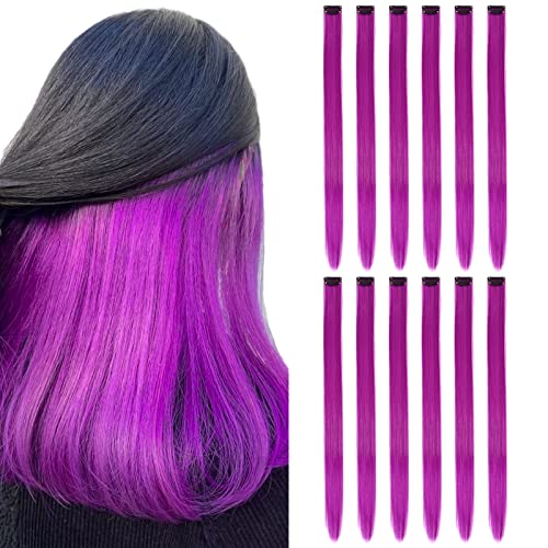 Purple color 12 packs clip in