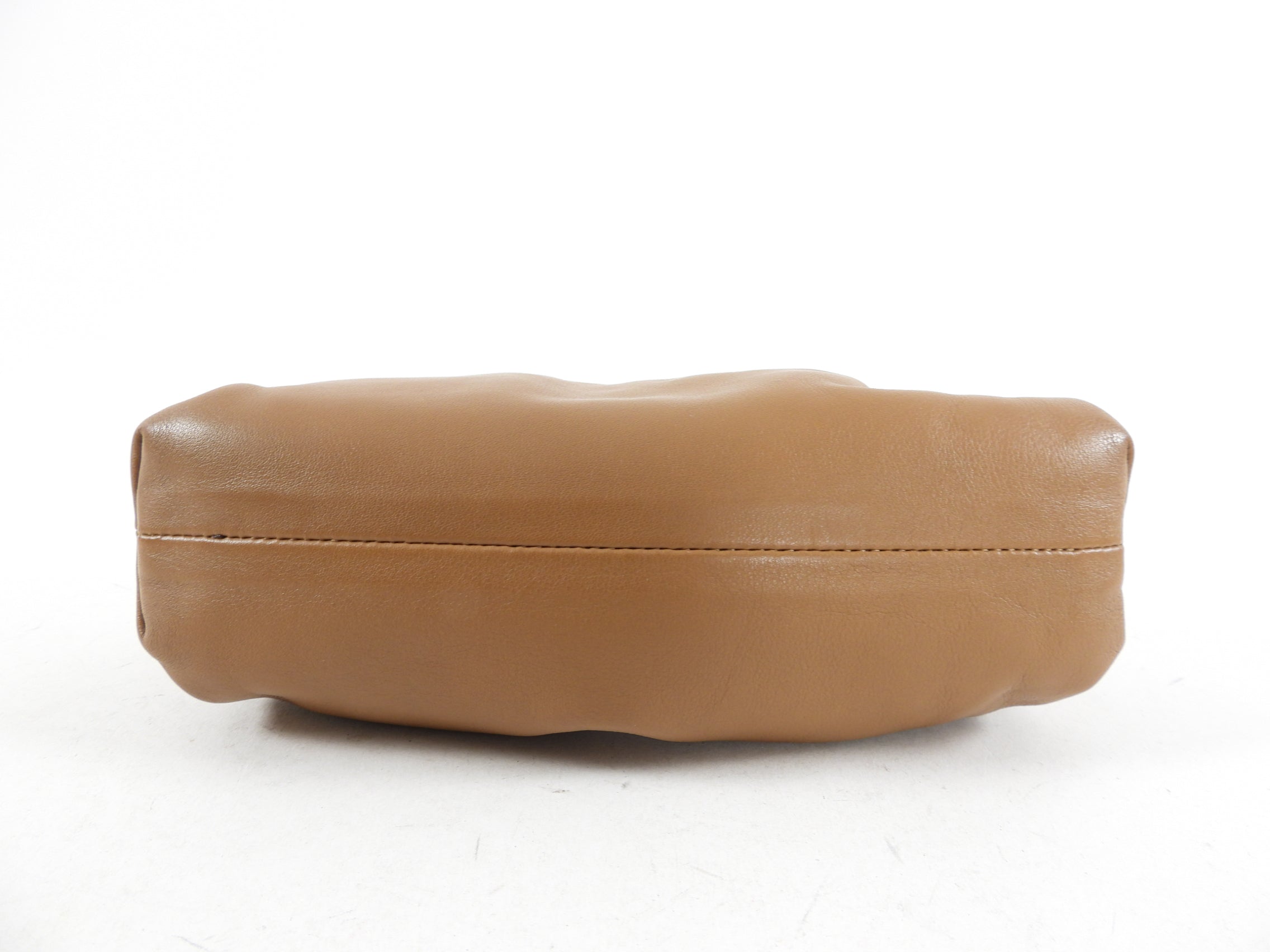 Bottega Veneta Caramel Brown Mini The Pouch Clutch Bag | Luxury Leather Crossbody Purse for Women | Perfect for Evening Parties, Date Nights & Special Occasions