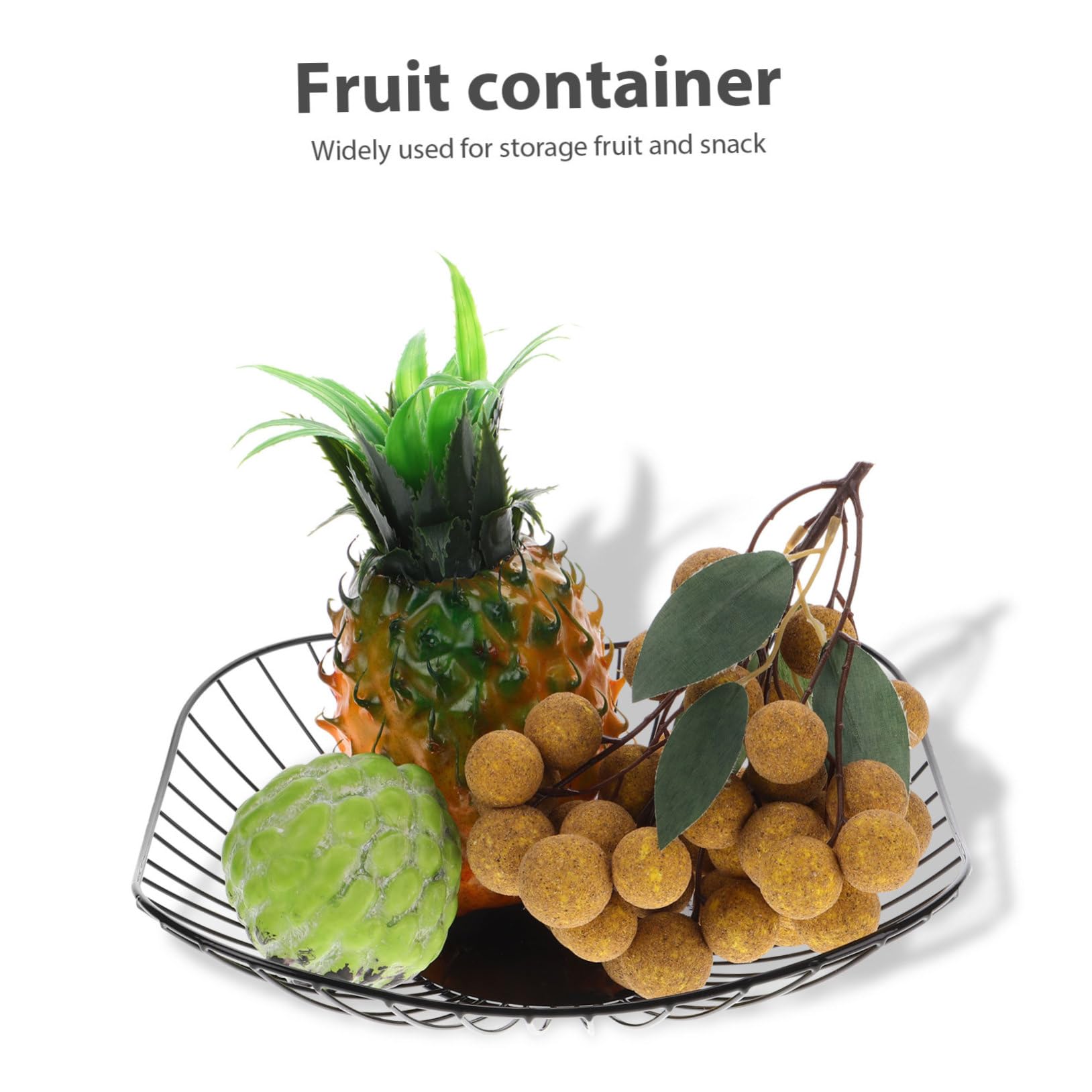 1pc Metal Wire Fruit Bowl - Elegant Iron Art Dish Container for Fruit Storage | Perfect for Kitchen Counter, Dining Table, and Party Serving | Rustic Home Decor & Fruit Holder