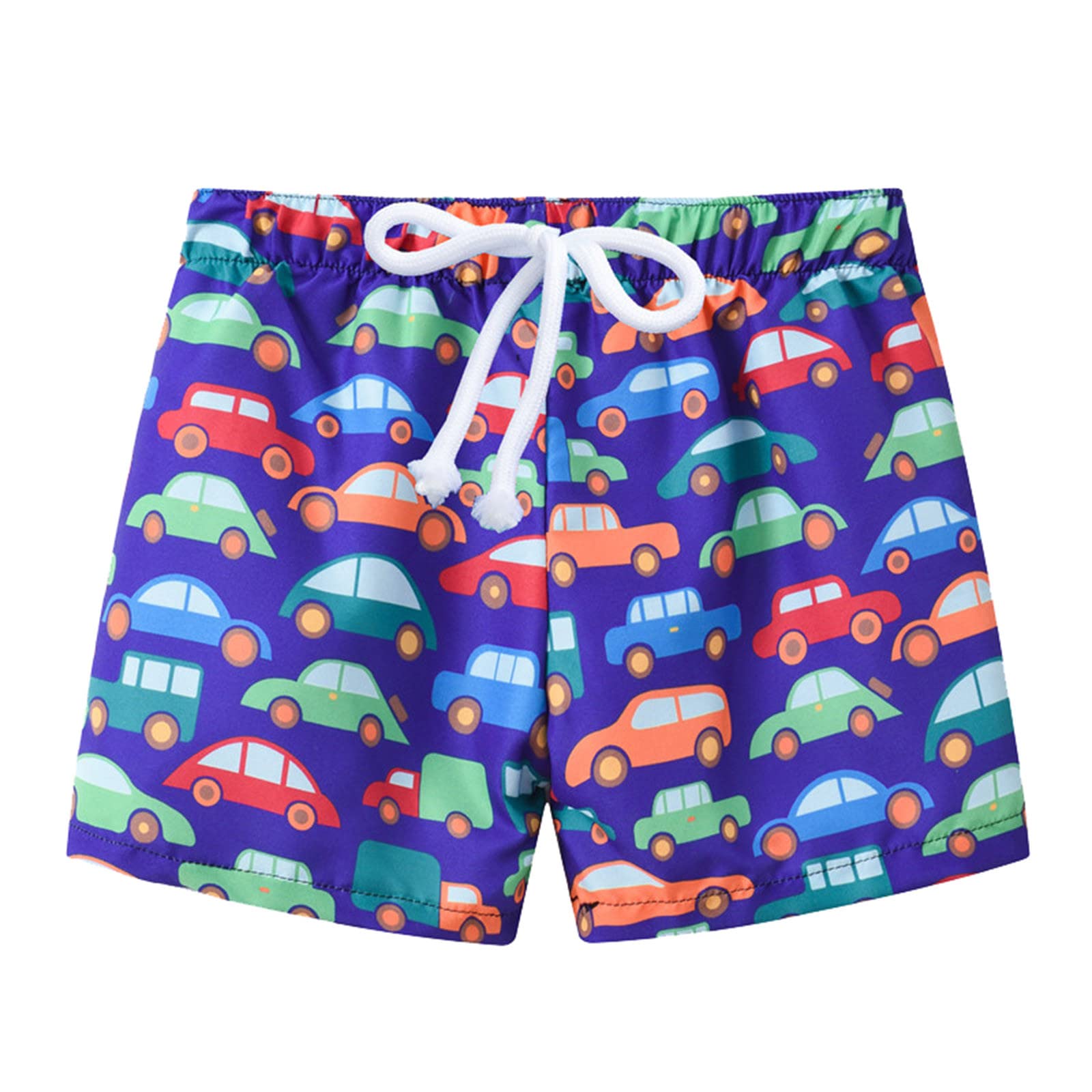 OCCOKO Boys Girls Cartoon Floral Printed Athletic Shorts - Breathable Quick-Dry Kids Sport Shorts for Toddler Beach Play, Running & Outdoor Activities (Size 7, Style OC2205190161)