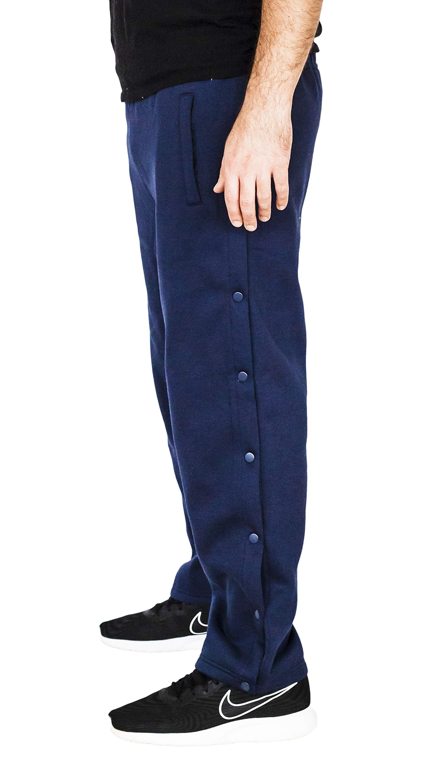 Funny Guy Mugs Retro Tearaway Sweatpants - Premium Breakaway Joggers for Men | Comfortable Lounge Pants for Home, Gym & Comedy Nights