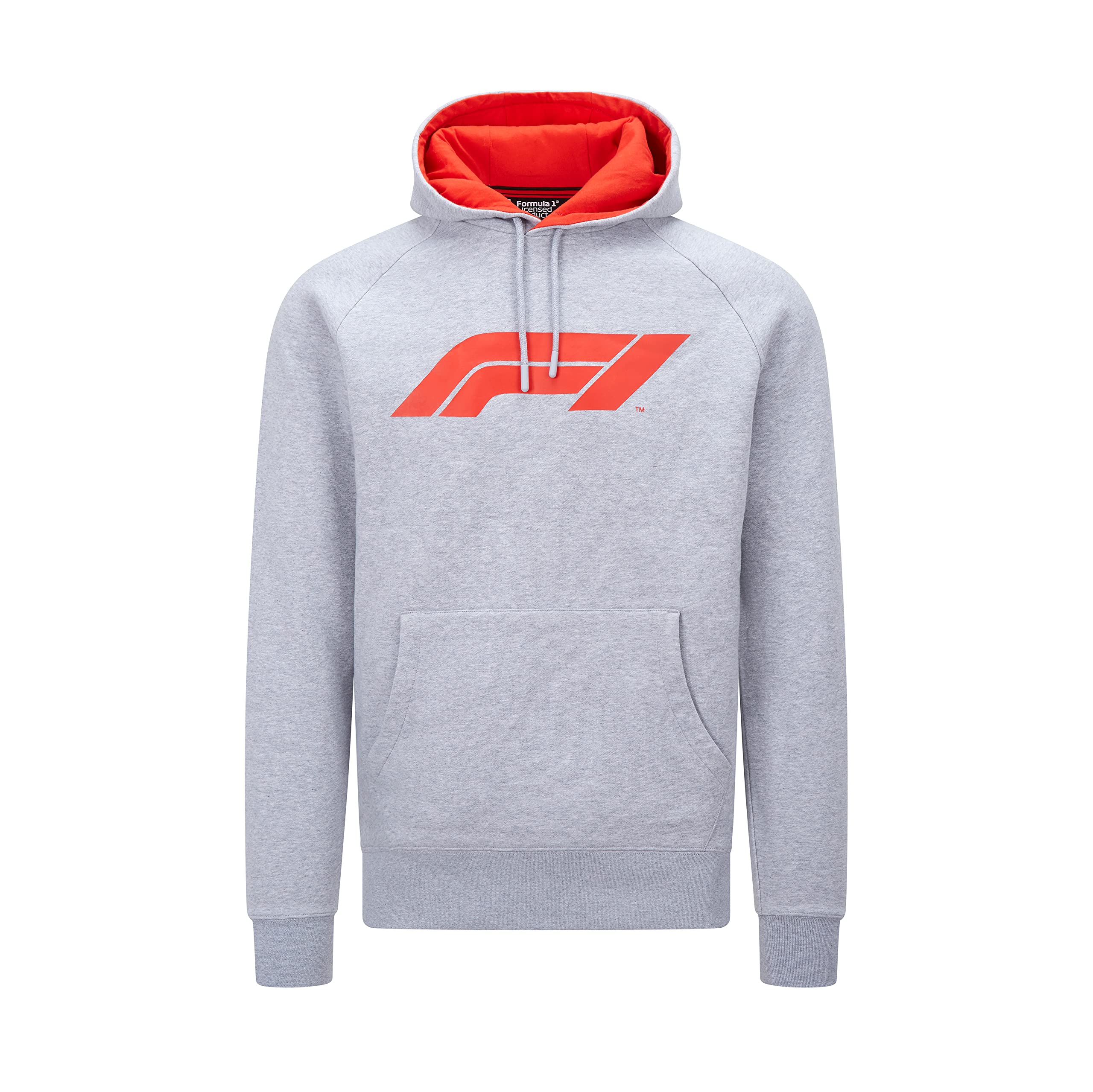 Fuel For Fans Men's Large Logo Hooded Sweatshirt - Soft Cotton Pullover Hoodie for Casual Wear, Street Style & Outdoor Activities