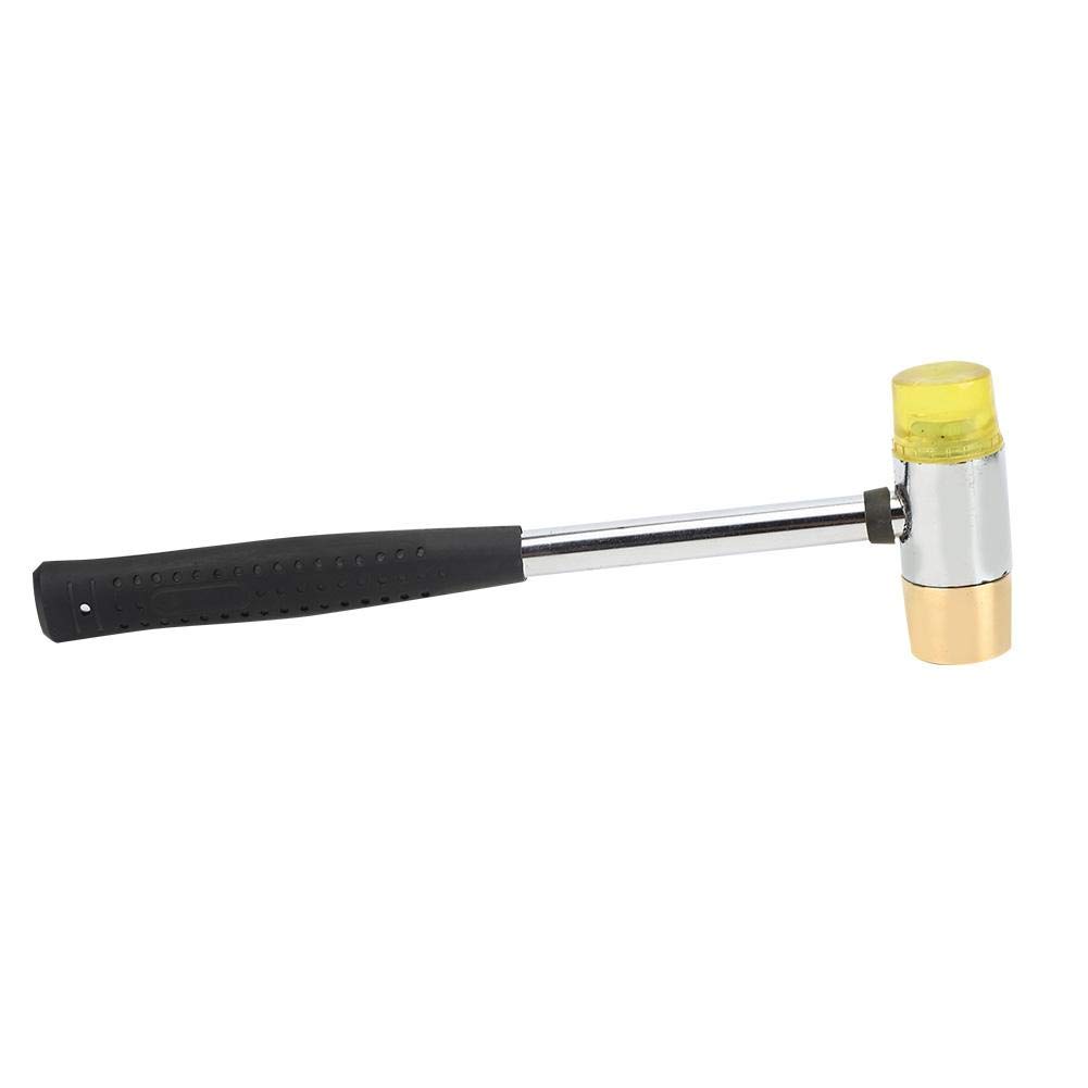 Professional Guitar Fret Hammer - Double Head Luthier Tool with Brass & Rubber Tips for Guitar, Bass, Mandolin & Ukulele Repair | Perfect for Instrument Setup, Maintenance & DIY Projects