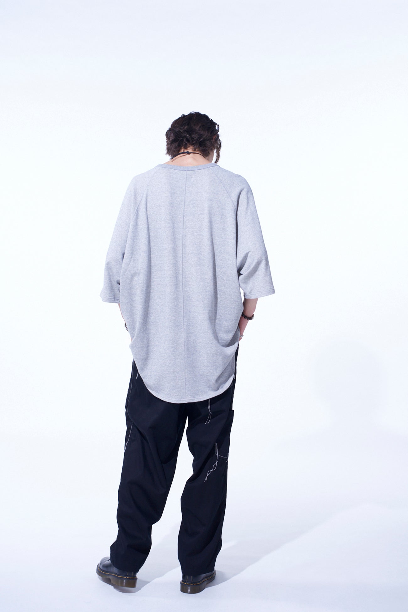 Soft Cotton Gauze Oversized T-Shirt with Raglan Sleeves & Center Back Stitch Detail - Comfortable Loose Fit Casual Top for Women | Perfect for Everyday Wear, Layering & Relaxing at Home