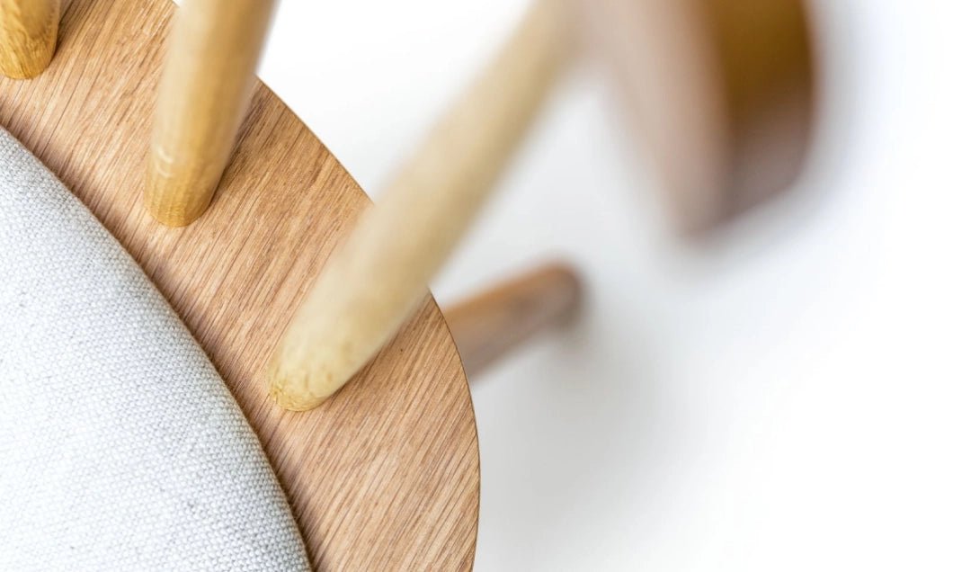 Ironica Bentwood Stool by Ton - Modern Wooden Bar Stool for Kitchen Island, Dining Room & Cafe - Ergonomic Design with Curved Seat