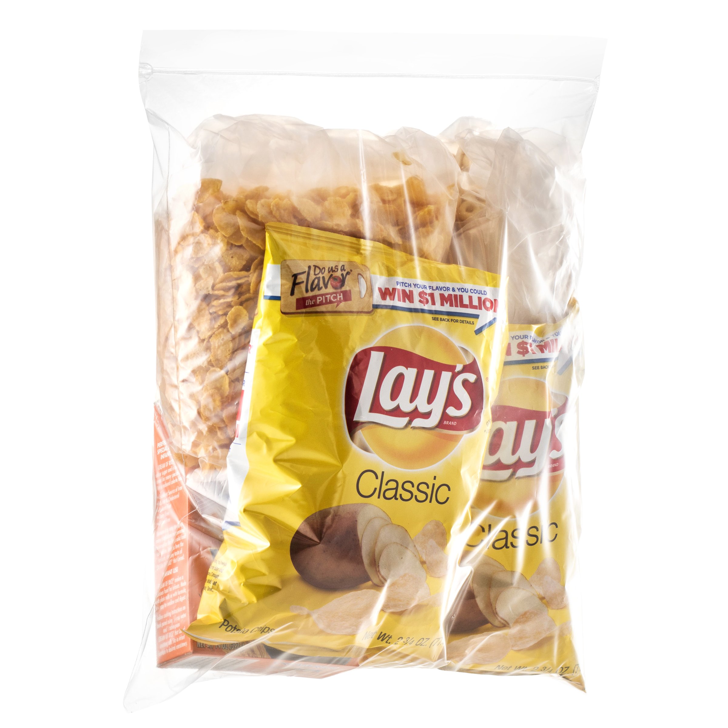 200 Count Large Zipper Jumbo Plastic Storage Bags - 2 Gallon Heavy Duty Food Bags (13