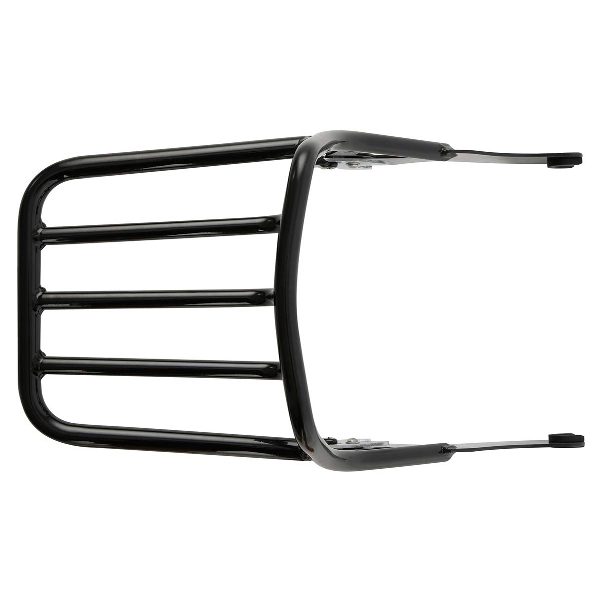 Low Profile Two-Up Seats Luggage Rack for Harley Davidson Softail FLDE FLHC FLHCS FLSL FXBB (2018+) - Gloss Black | Heavy-Duty Rear Cargo Carrier for Motorcycle Touring & Long-Distance Riding