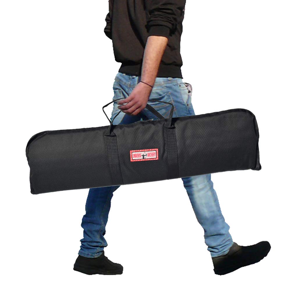 Durable Cordura Archery Recurve Bow Case - Heavy Duty Long Storage Bag for Arrows & Accessories | Lightweight Protective Gear Carrier (Black) | Perfect for Outdoor Hunting, Target Practice & Archery Competitions