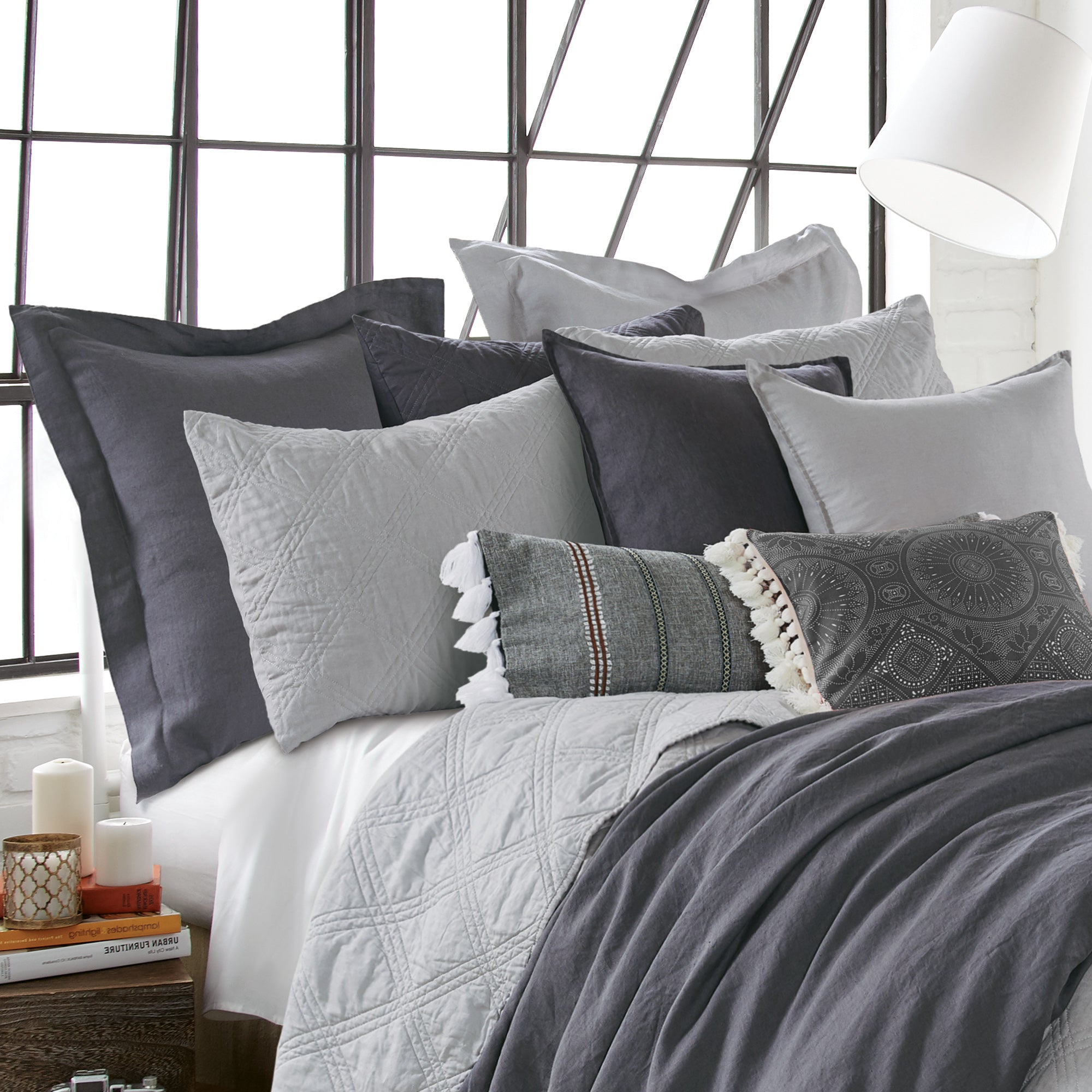 Premium Washed Linen Sham - Soft & Breathable Pillow Cover for Bedroom Decor - Perfect for Master Bedroom, Guest Room & Cozy Home Styling