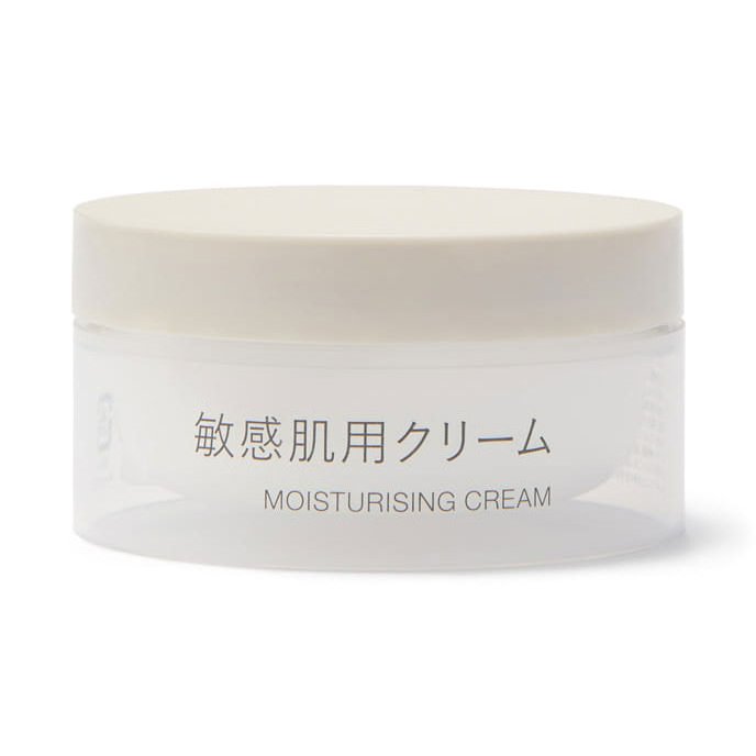 Muji Naturally Derived Moisturizing Cream for Sensitive Skin 50g - Fragrance-Free Hydrating Face & Body Cream - Perfect for Dry Skin Care & Daily Moisturizing Routine