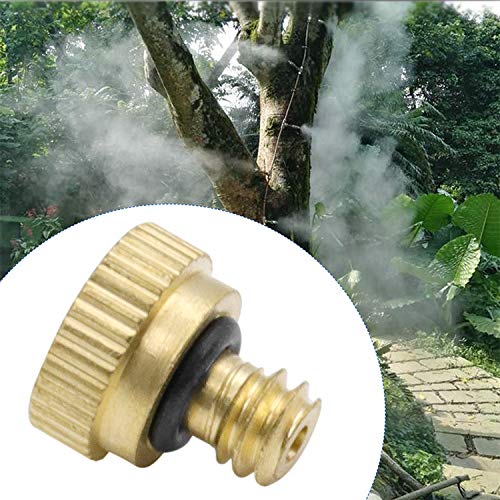 MroMax 5Pcs Brass Misting Nozzles - 0.15mm Orifice 3/16