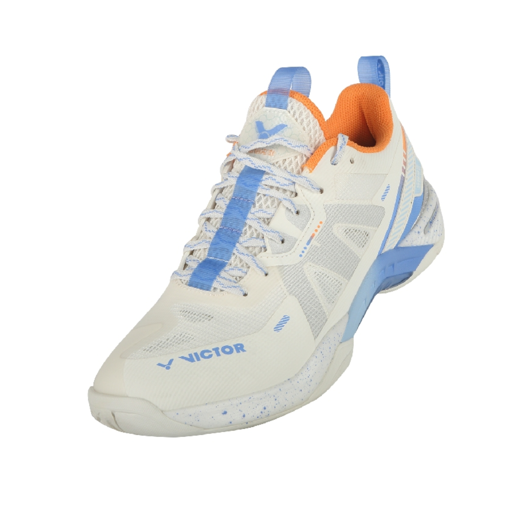 Victor S82III NitroLite Court Shoe - Lightweight Tennis Shoes for Men & Women [Lunar White] - Perfect for Indoor & Outdoor Court Sports