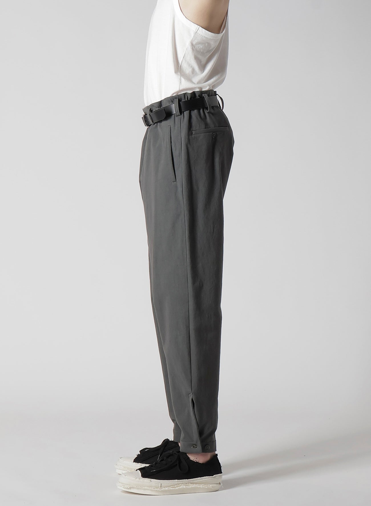 Stylish C/Poplin Paneled Hem Pants for Women - Comfortable & Trendy Casual Wear for Office, Outings & Everyday Use
