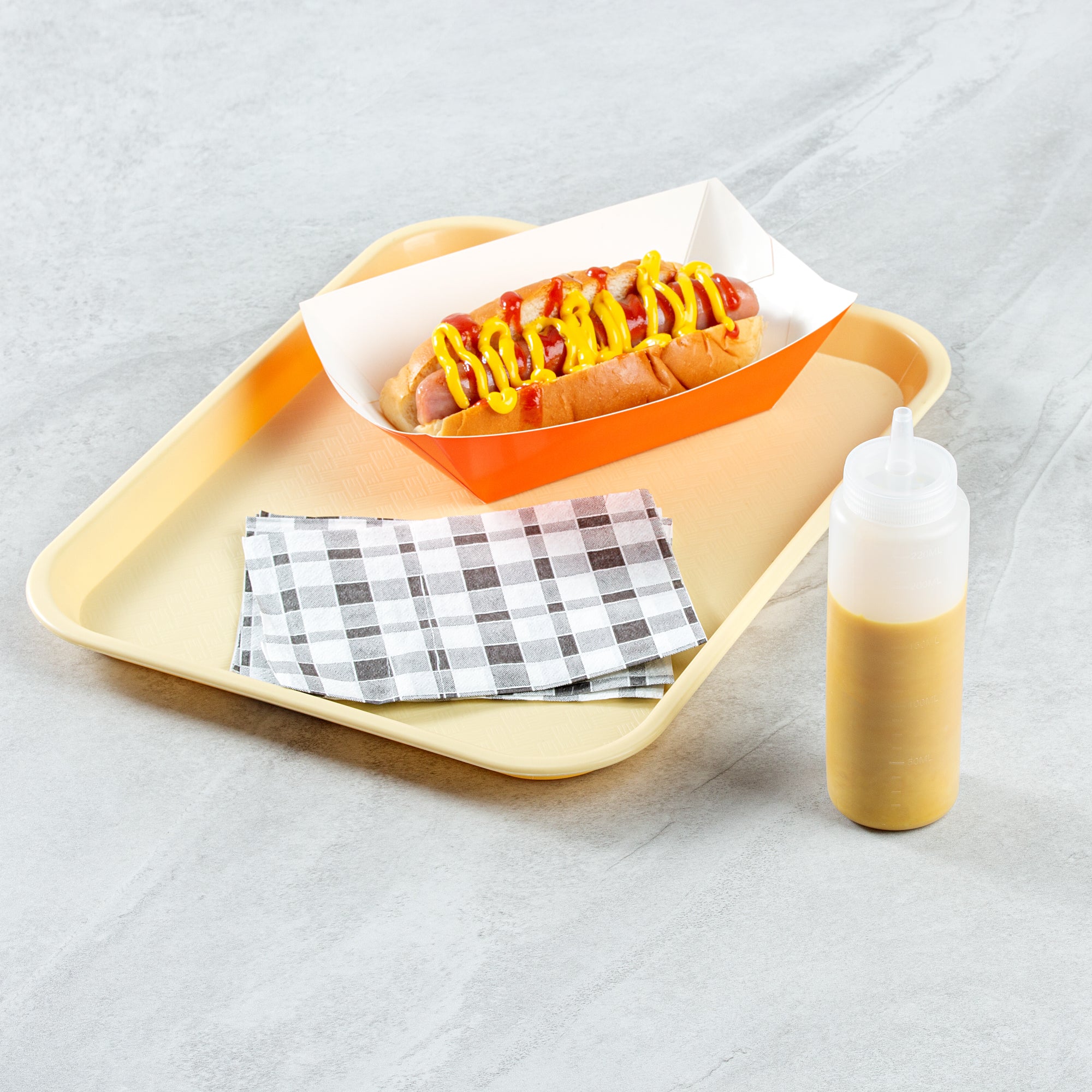8 oz Clear Plastic Squeeze Bottle with Precision Tip - 2