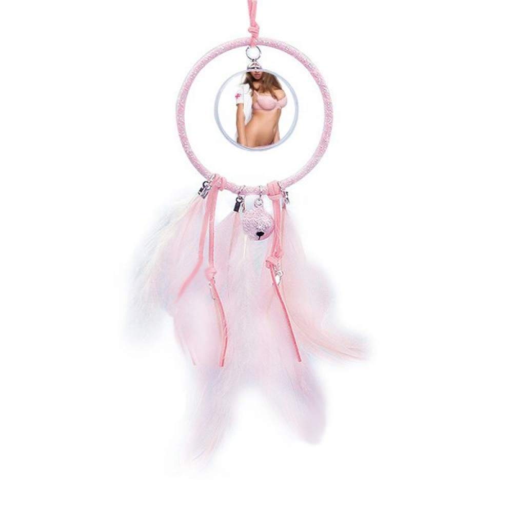 Sexy White Dream Catcher with Bells - Boho Bedroom Decor for Women, Hanging Wall Art for Home & Bedroom Aesthetic