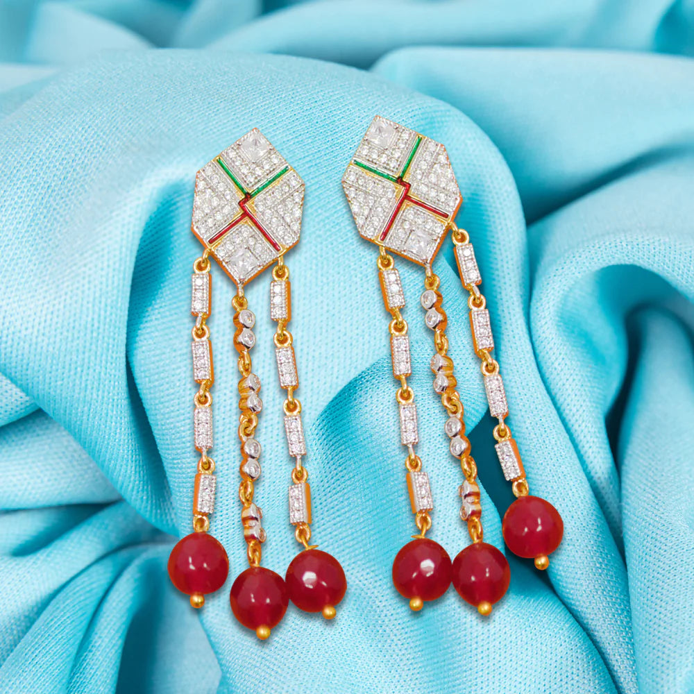 Dangle Pearl Earrings for Women - Elegant Drop Pearl Jewelry Gift for Bridal, Party & Special Occasions