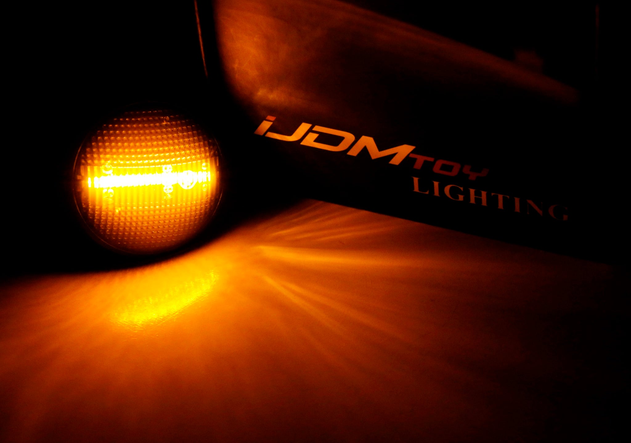 Clear Amber Sequential Blink LED Front Side Marker Light for Range Rover L322 (2002-2012) - Durable Replacement Light for Enhanced Visibility & Safety - Perfect for Off-Roading, Night Driving & Custom Car Modifications
