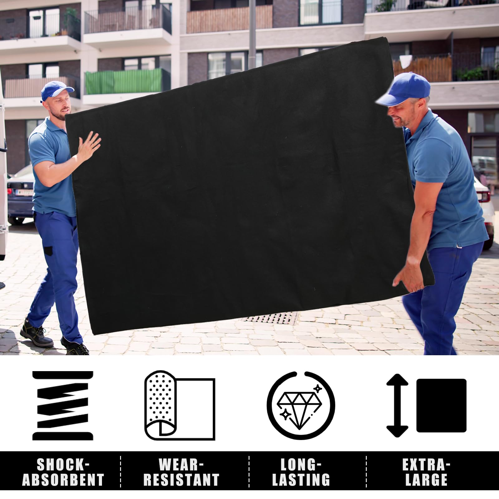 4 Pack Heavy Duty Moving Blankets 80